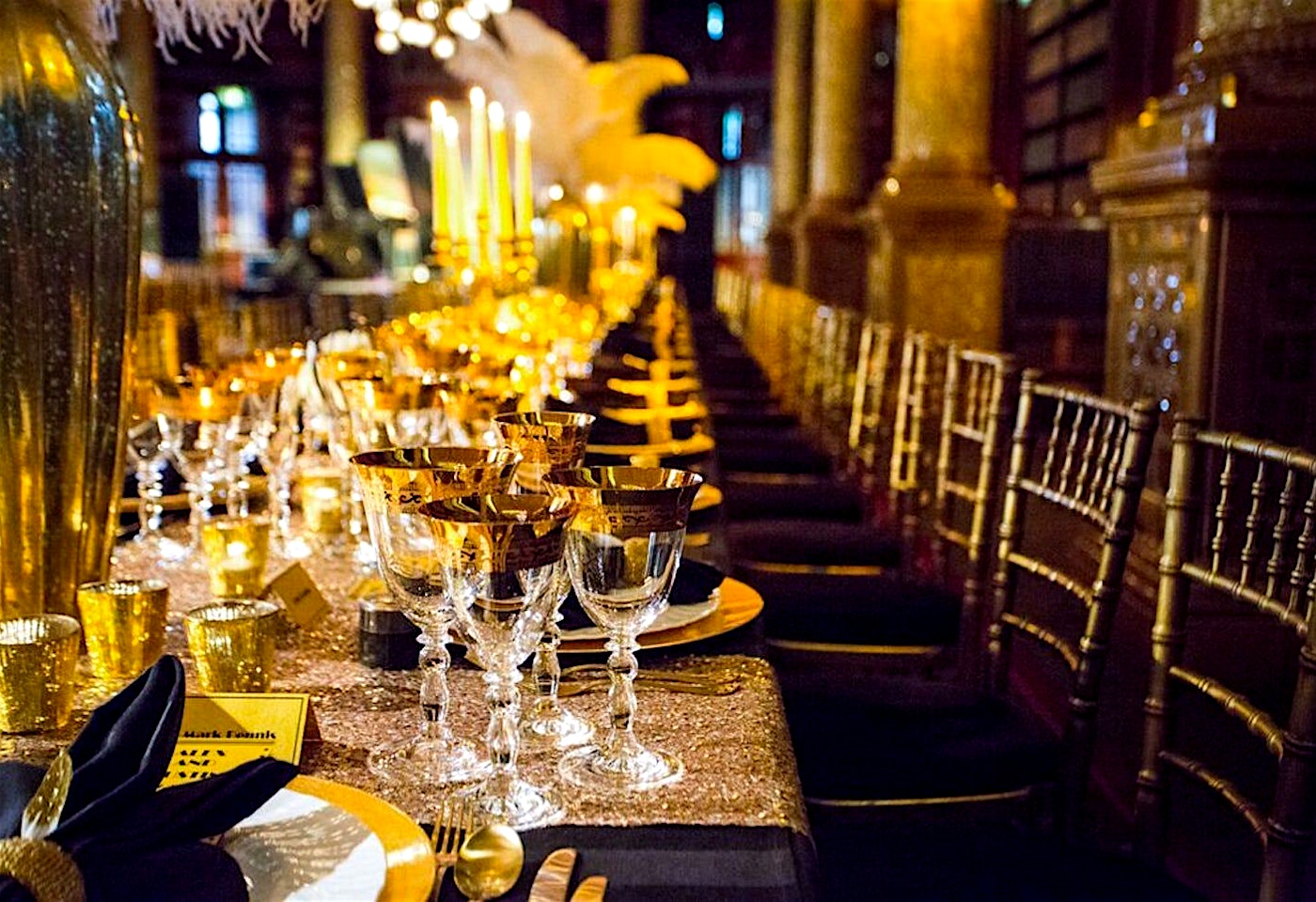 The Royal Horseguards Gladstone Library Event Room Black Tie Christmas London