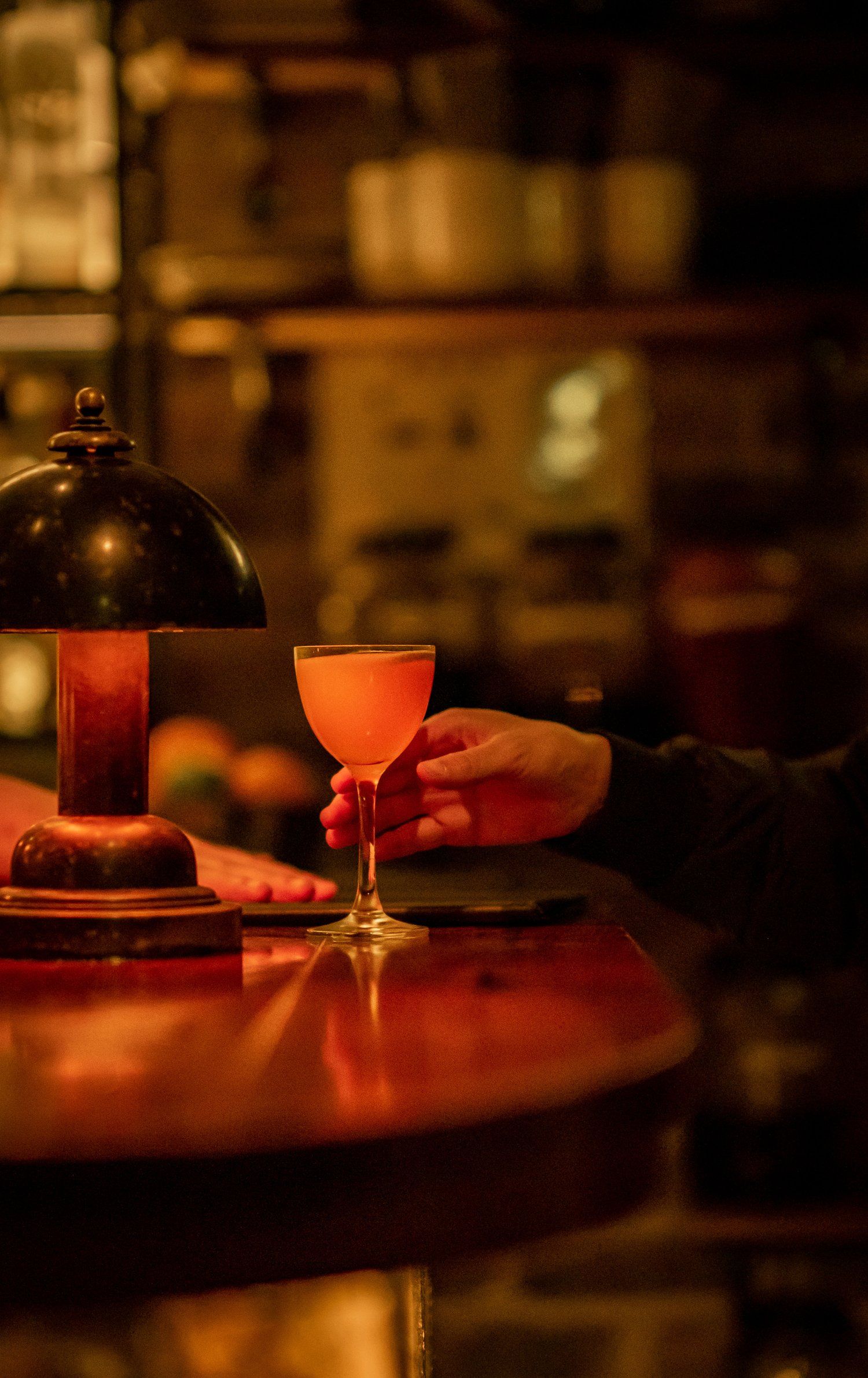 cocktail at two one four cocktail bar in bermondsey london
