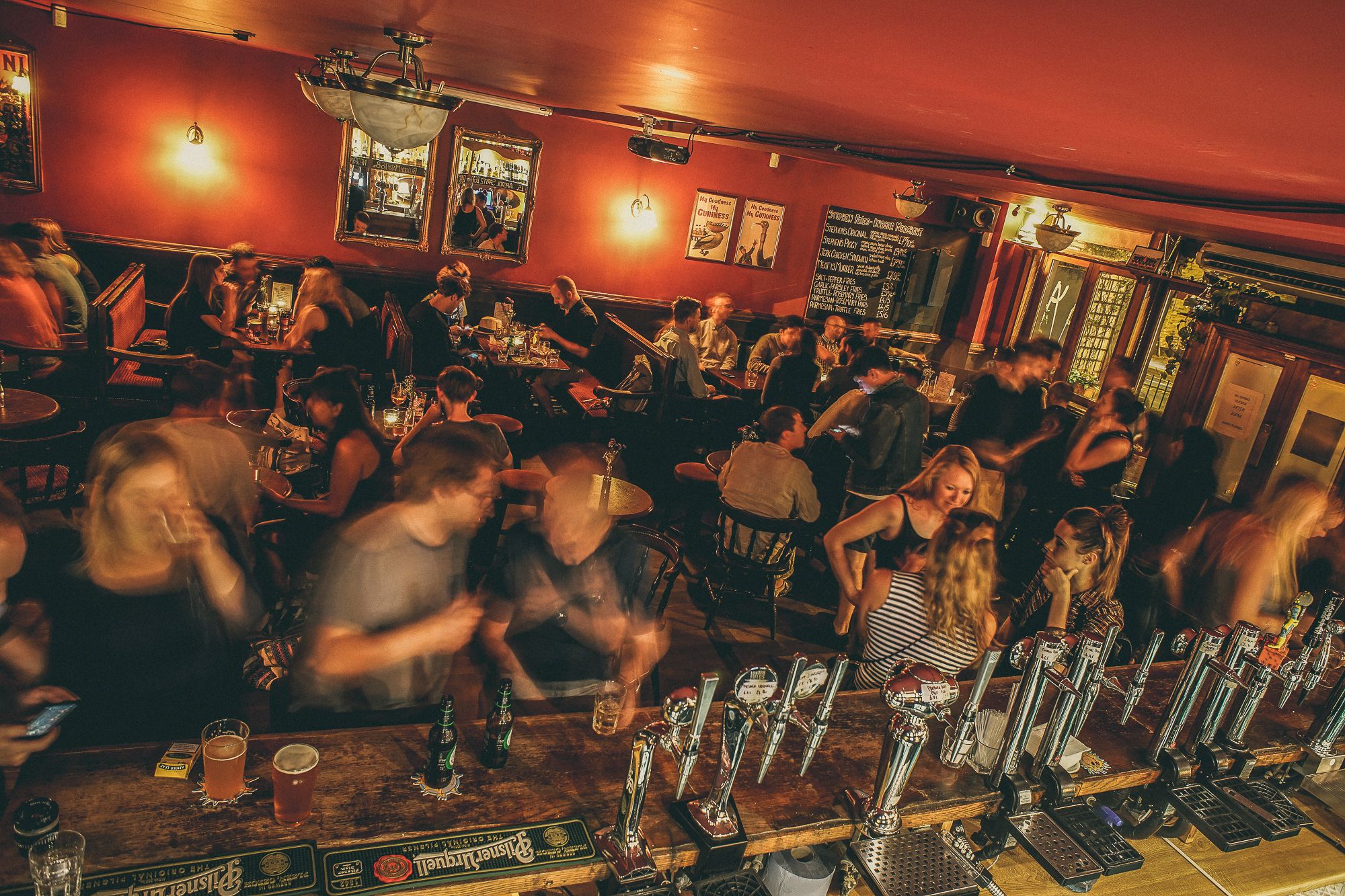 people in the three compasses in dalston london