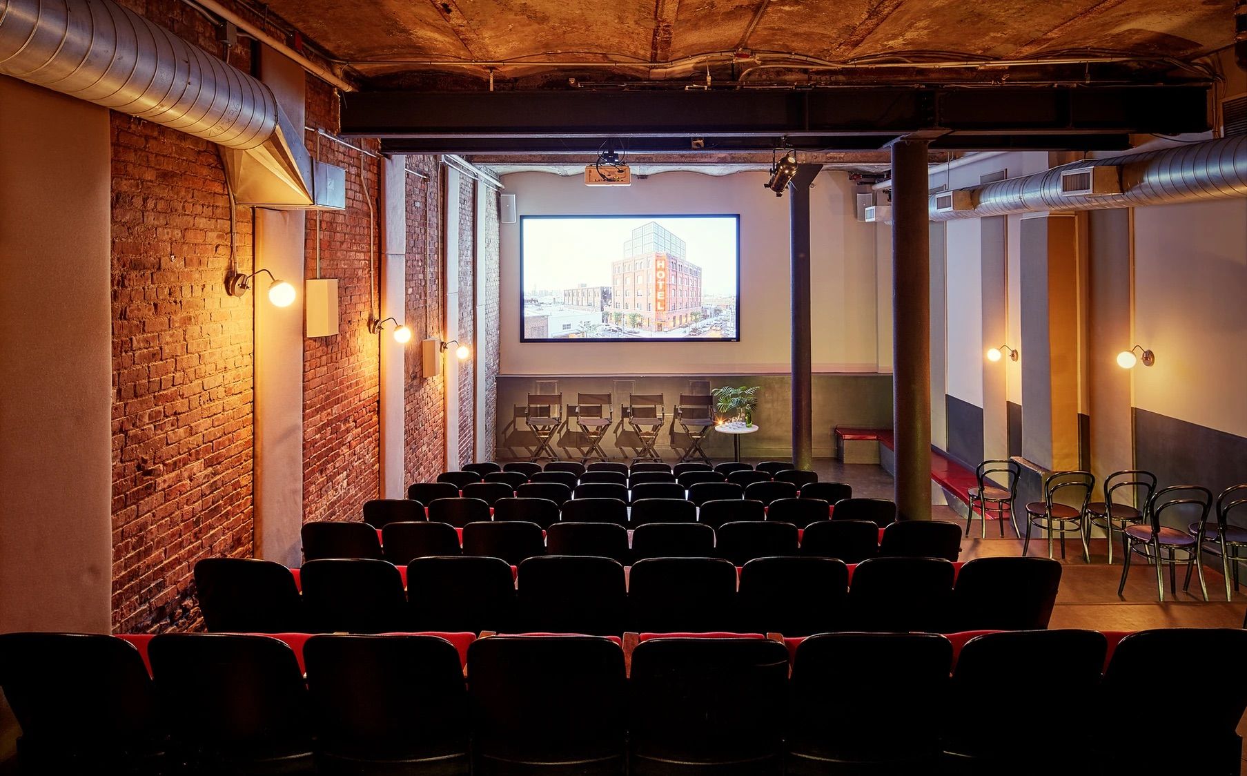 Wythe Hotel Screening Room Brooklyn Birthday Venue