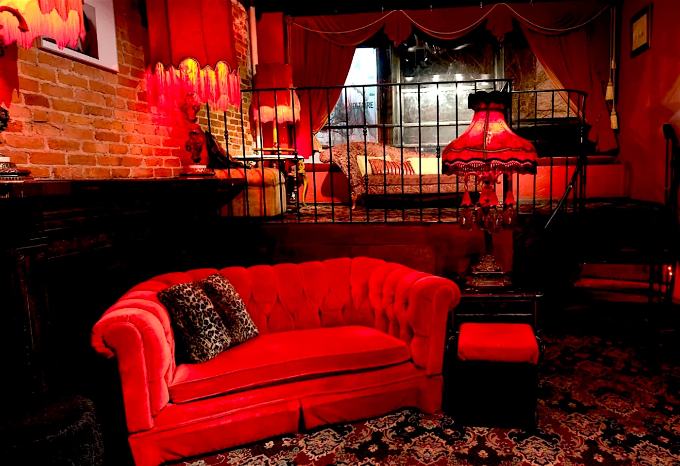 A sultry hideaway for a party in Lower Manhattan: Salon Rouge at Madame X1