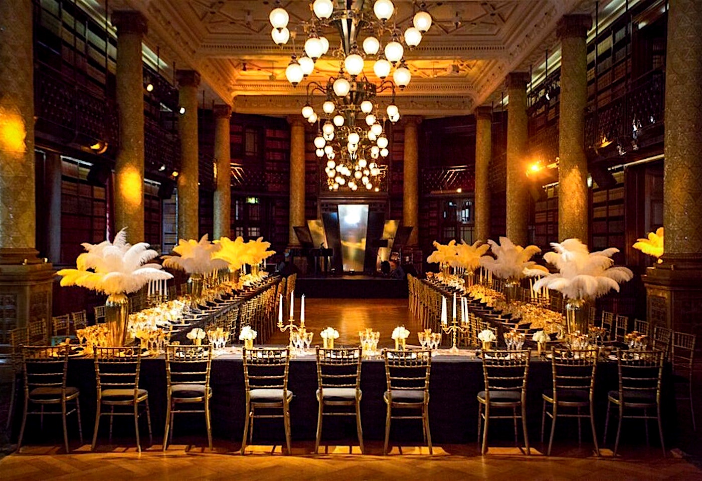 The Royal Horseguards Gladstone Library Event Room Black Tie Christmas London