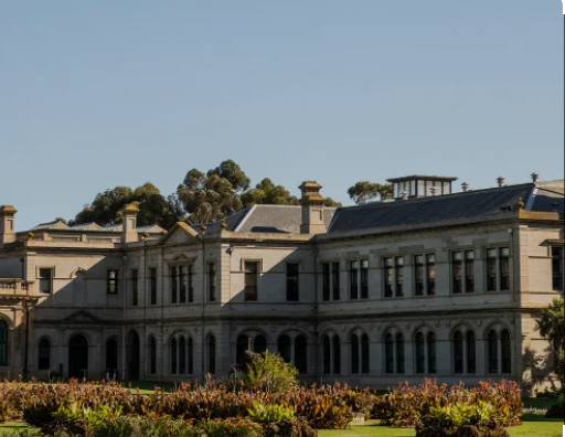 Lower Level Historic Mansion Outdoor Area, Lancemore Mansion Hotel & Spa Werribee Park image 2