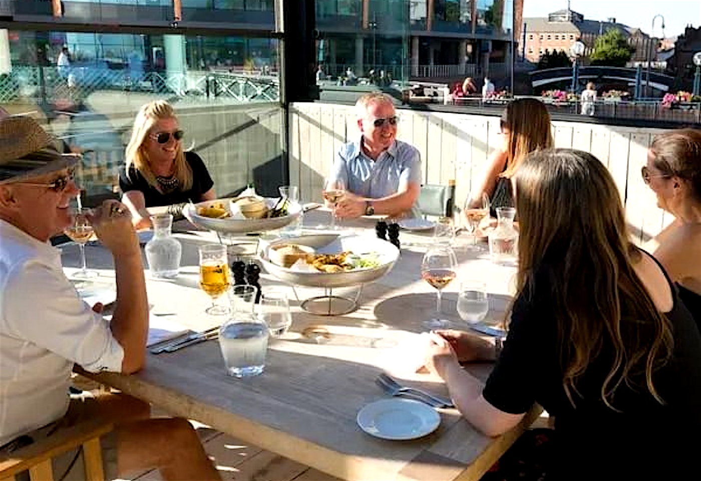 Bank birmingham outdoor bar