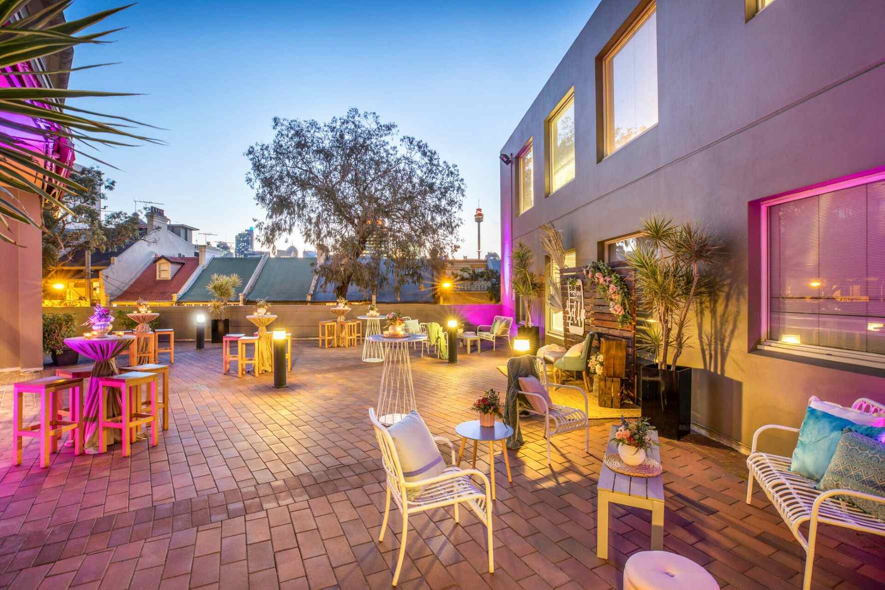 Holiday Inn Sydney Potts Point | Bluegum & Jacaranda Terrace | Venue Hire Sydney | 2