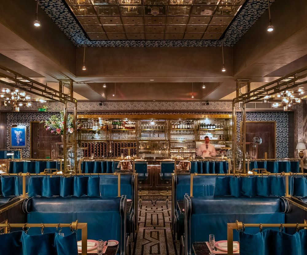 A restaurant function room dripping in luxury: Bob Bob Ricard Soho1