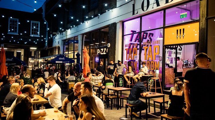 Brick Lane Tap Room Shoreditch beer garden 1