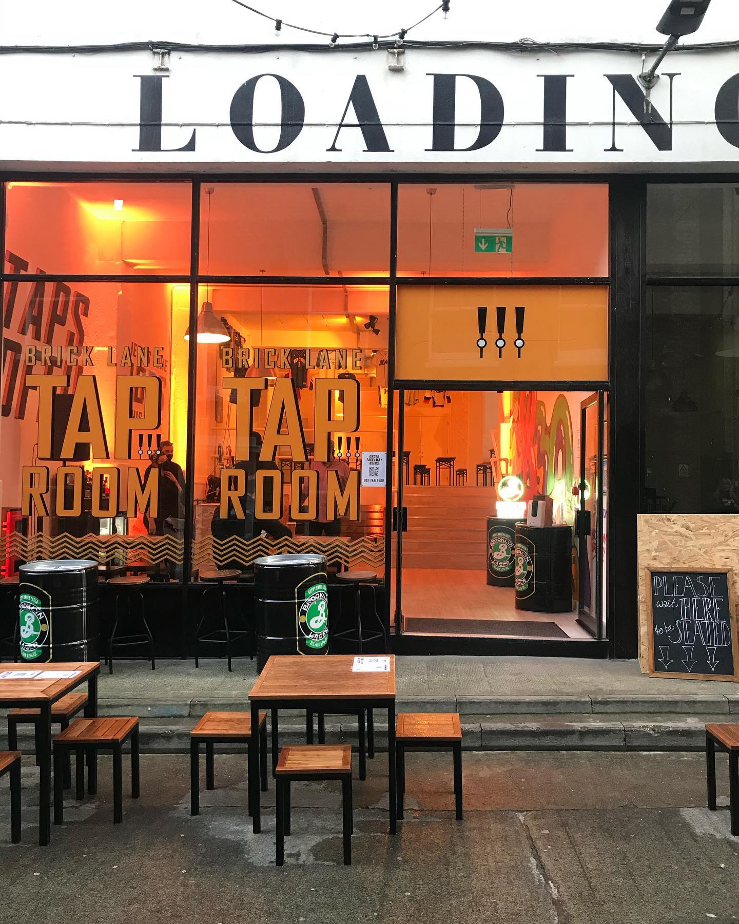 Brick Lane Tap Room shoreditch outdoor bar