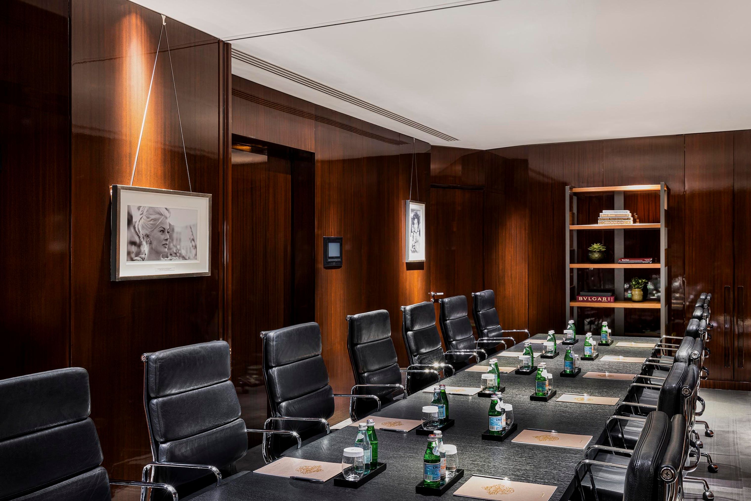 Bulgari London hotel meeting room
