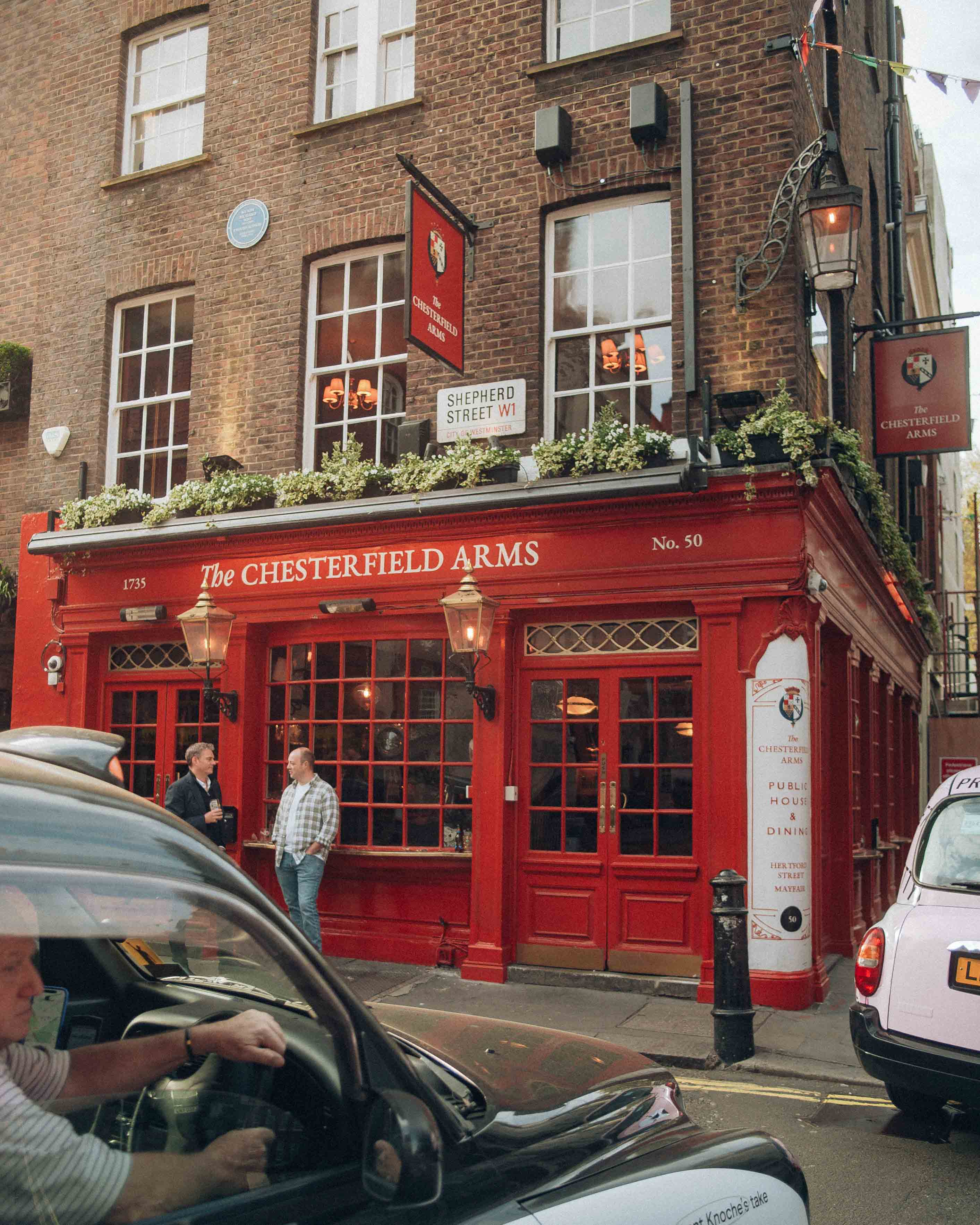 CHESTERFIELD ARMS mayfair pubs