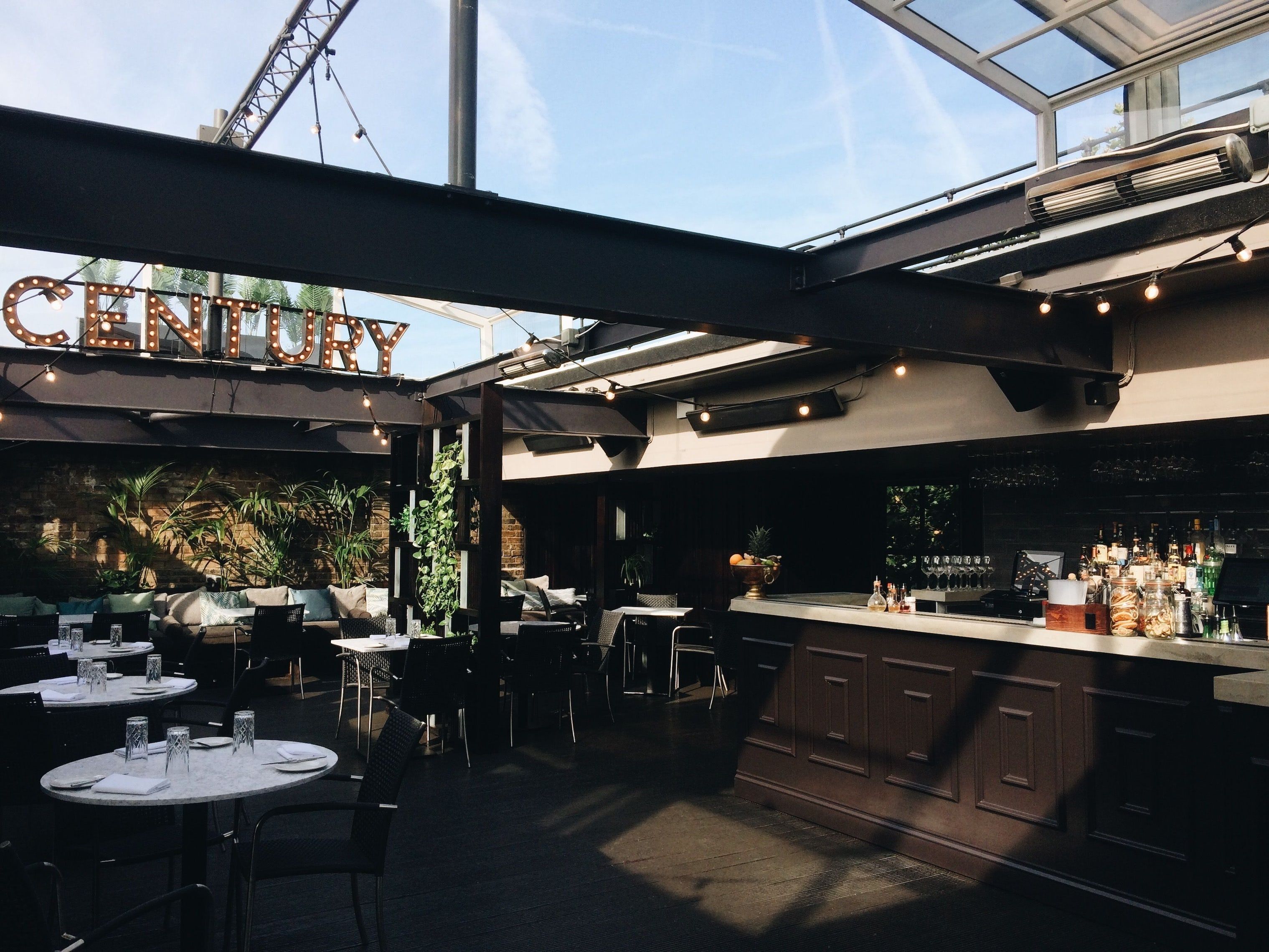 Century club soho outdoor bar