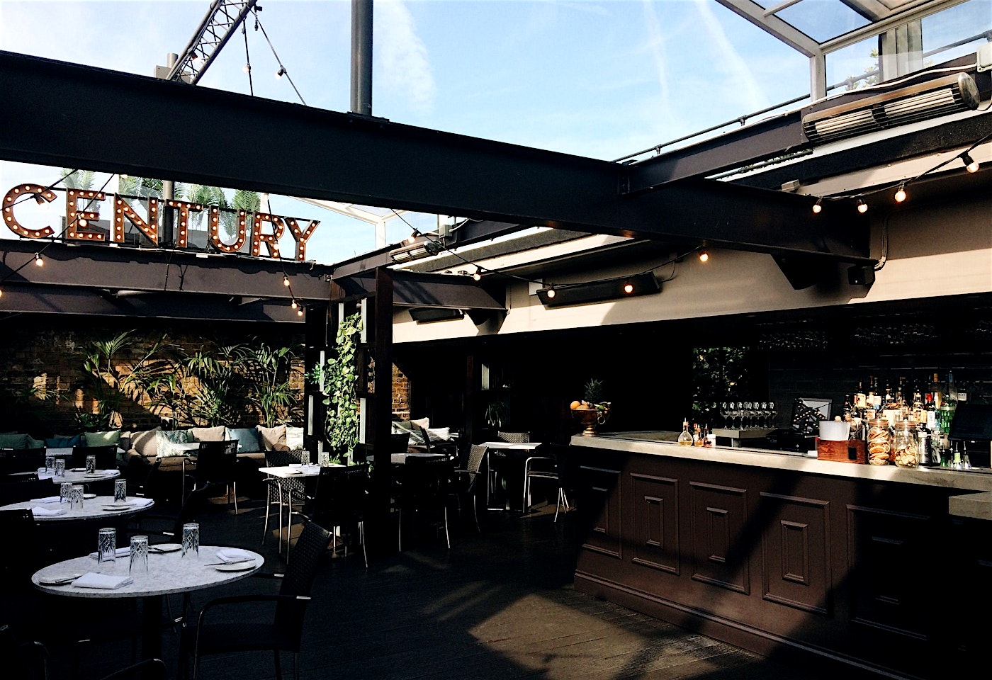 Century club soho outdoor bar