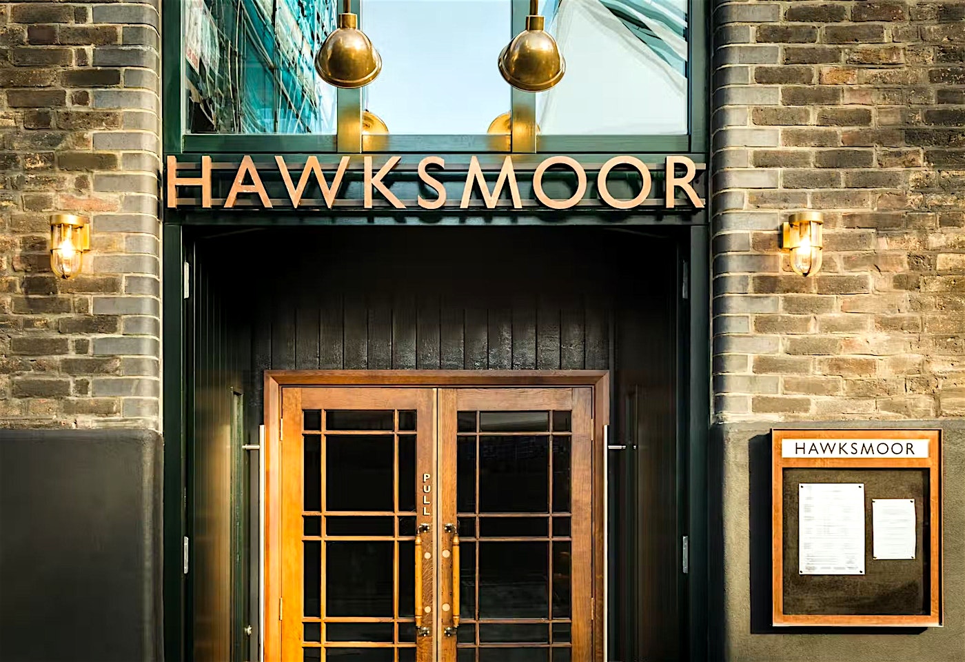 Exterior shot of Hawksmoor Borough, a restaurant near London Bridge