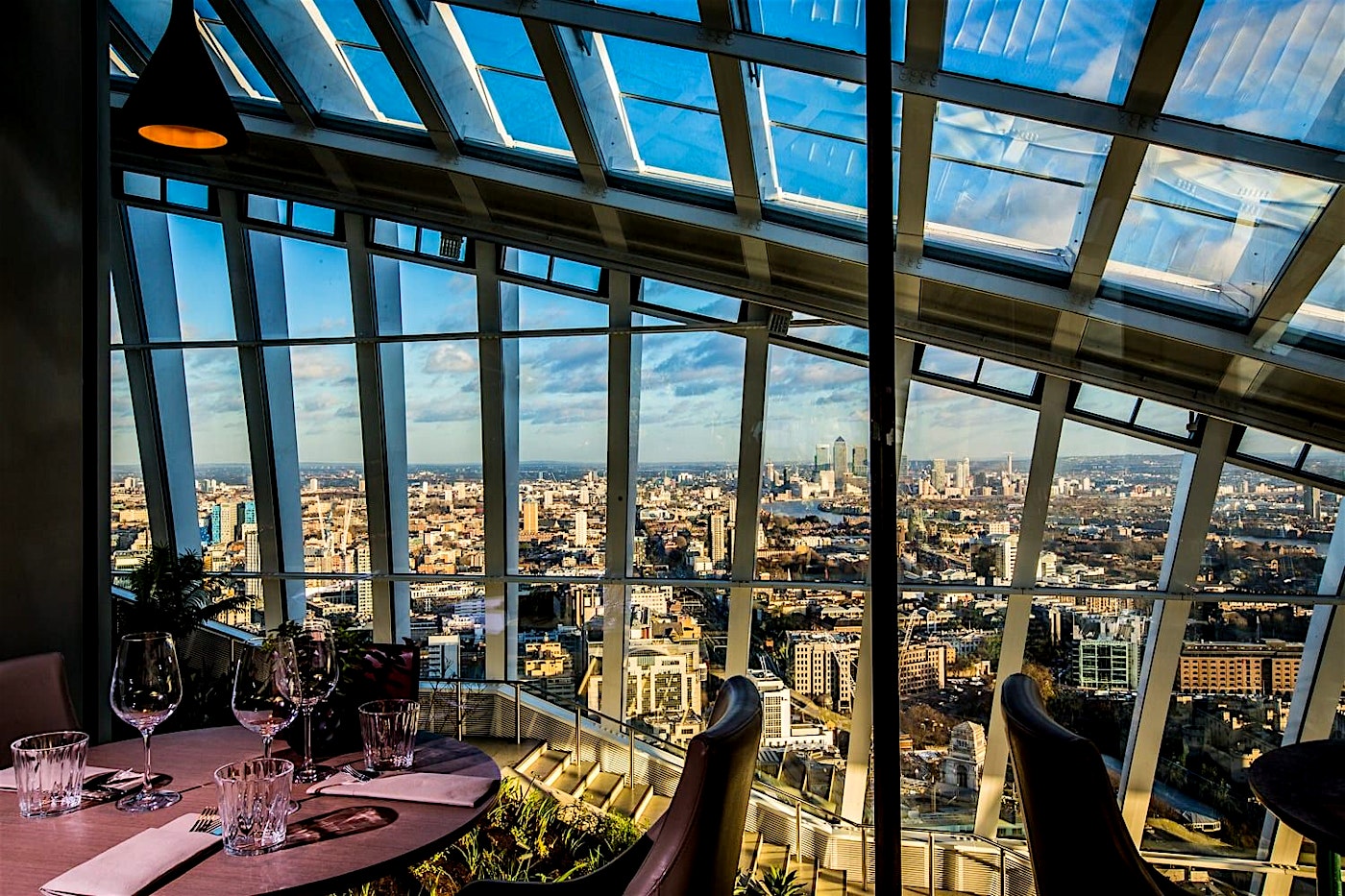 Darwin Brassiere London dinner with a view 1