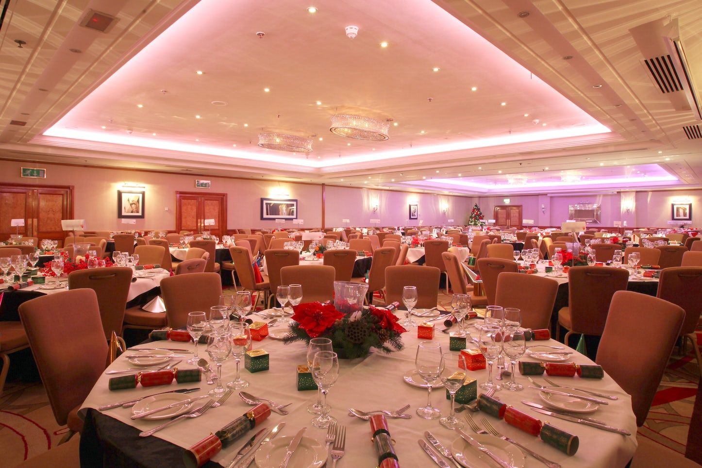 Thistle London Marble Arch Hyde Park Room Black Tie Christmas Party