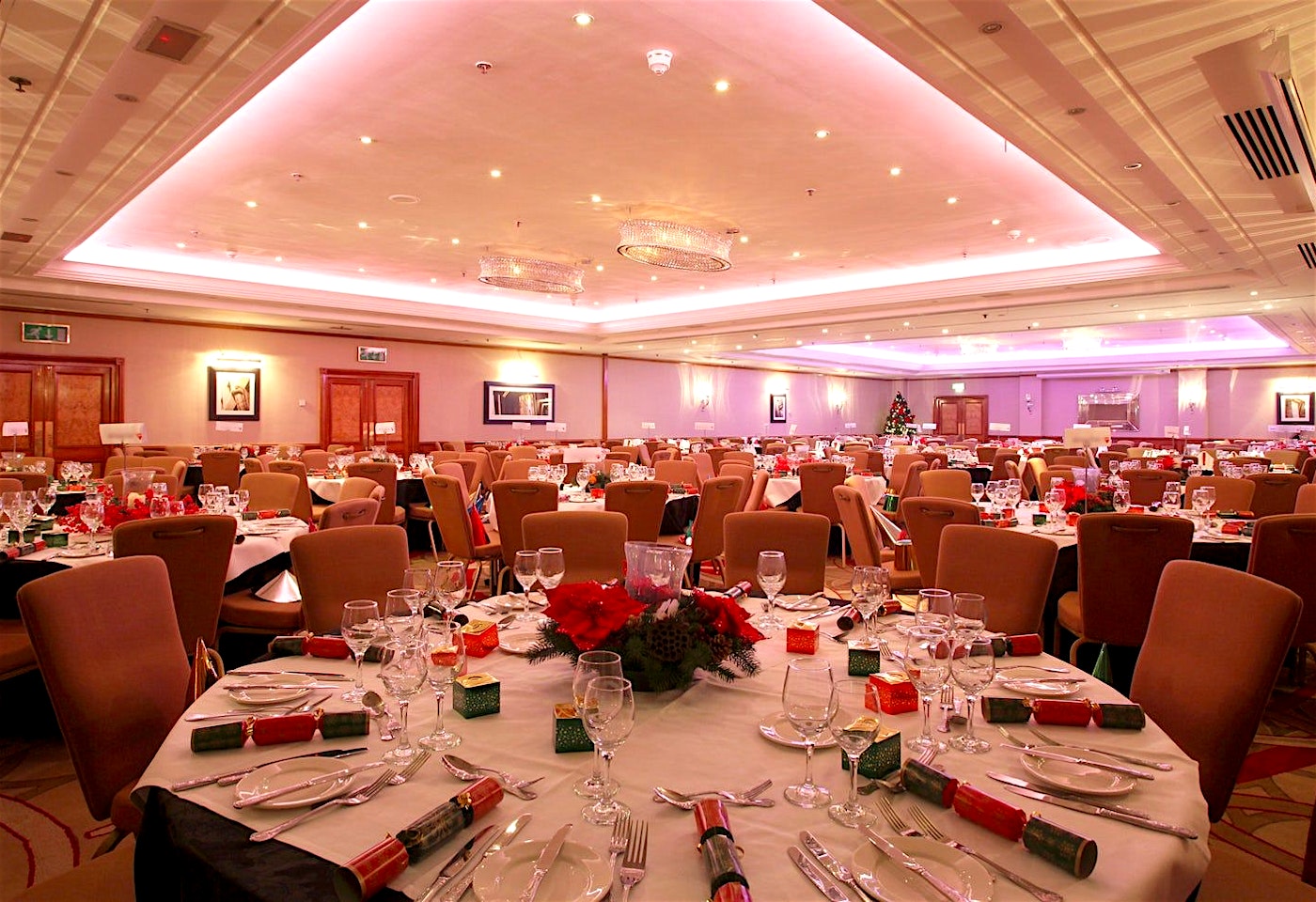 Thistle London Marble Arch Hyde Park Room Black Tie Christmas Party