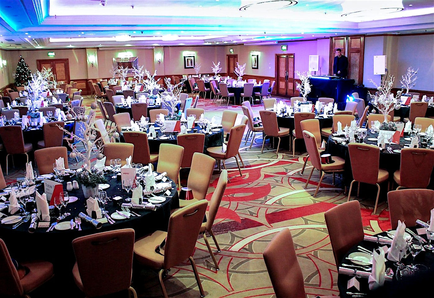 Thistle London Marble Arch Hyde Park Room Black Tie Christmas Party