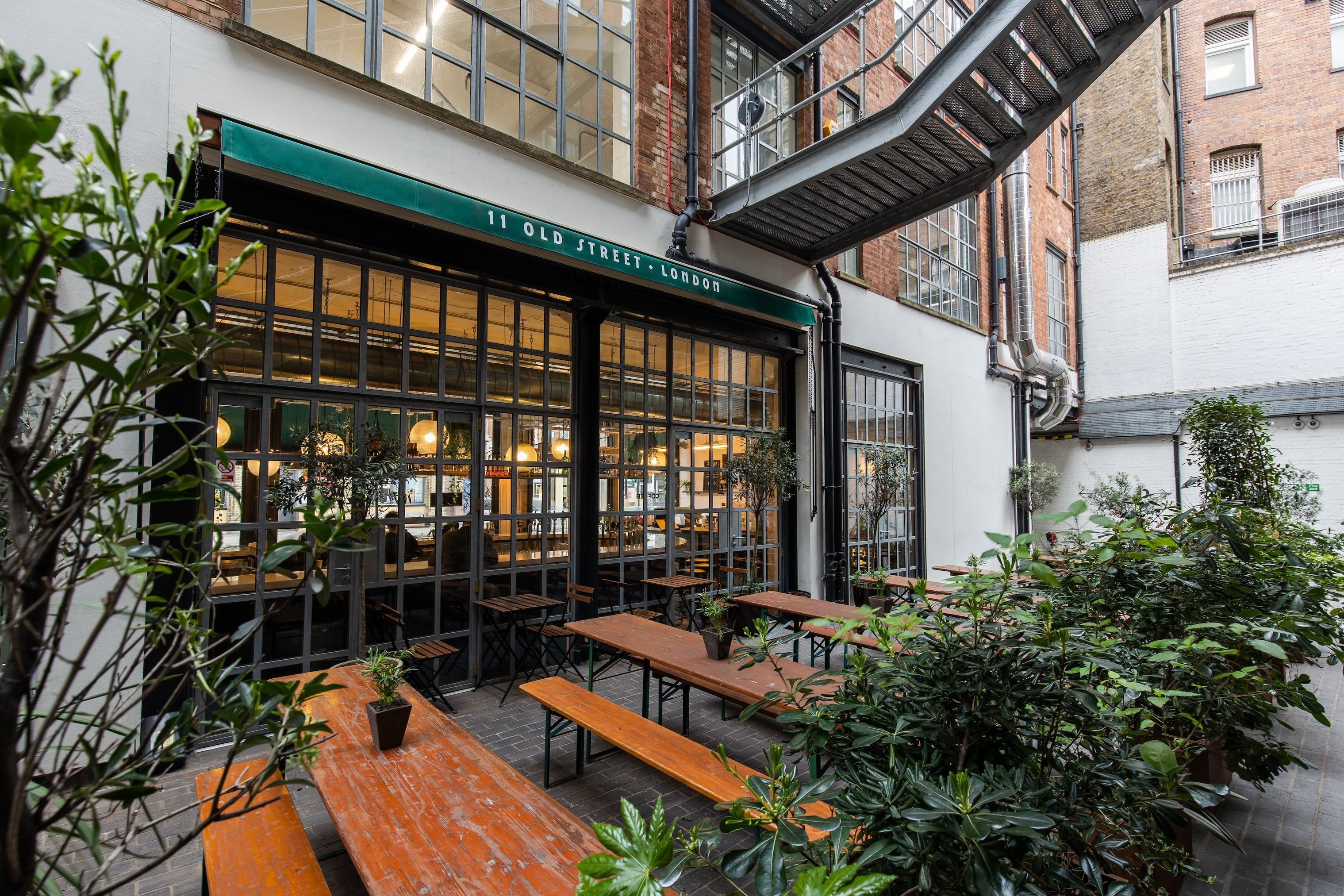 terrace at FARE private dining room in London