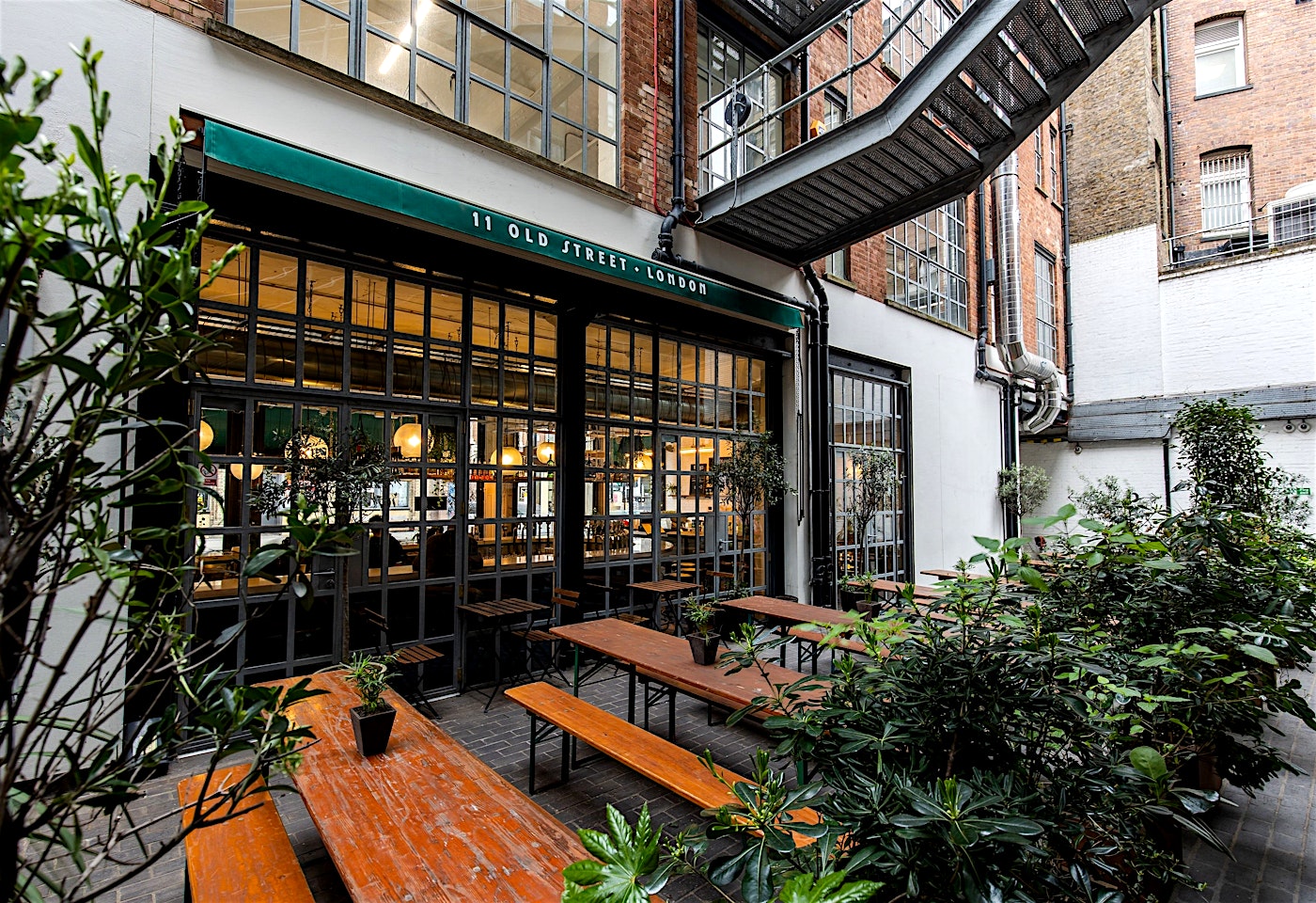 terrace at FARE private dining room in London