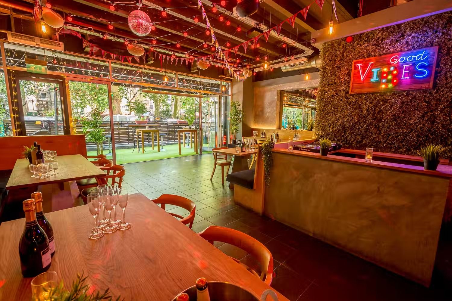 Green Room at the Colour Hoxton, summer party venues