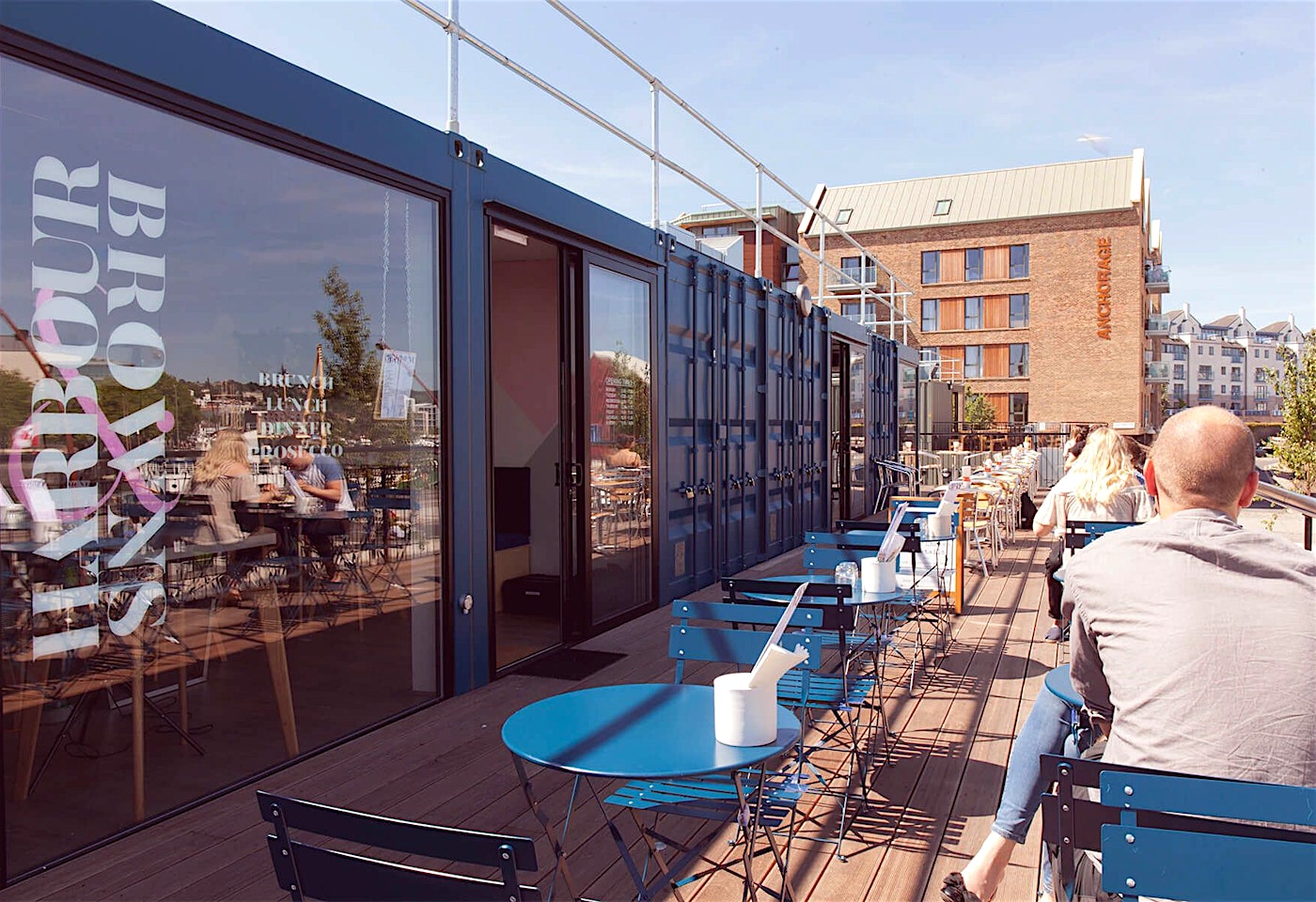 Rooftop dining at a Bristol restaurant