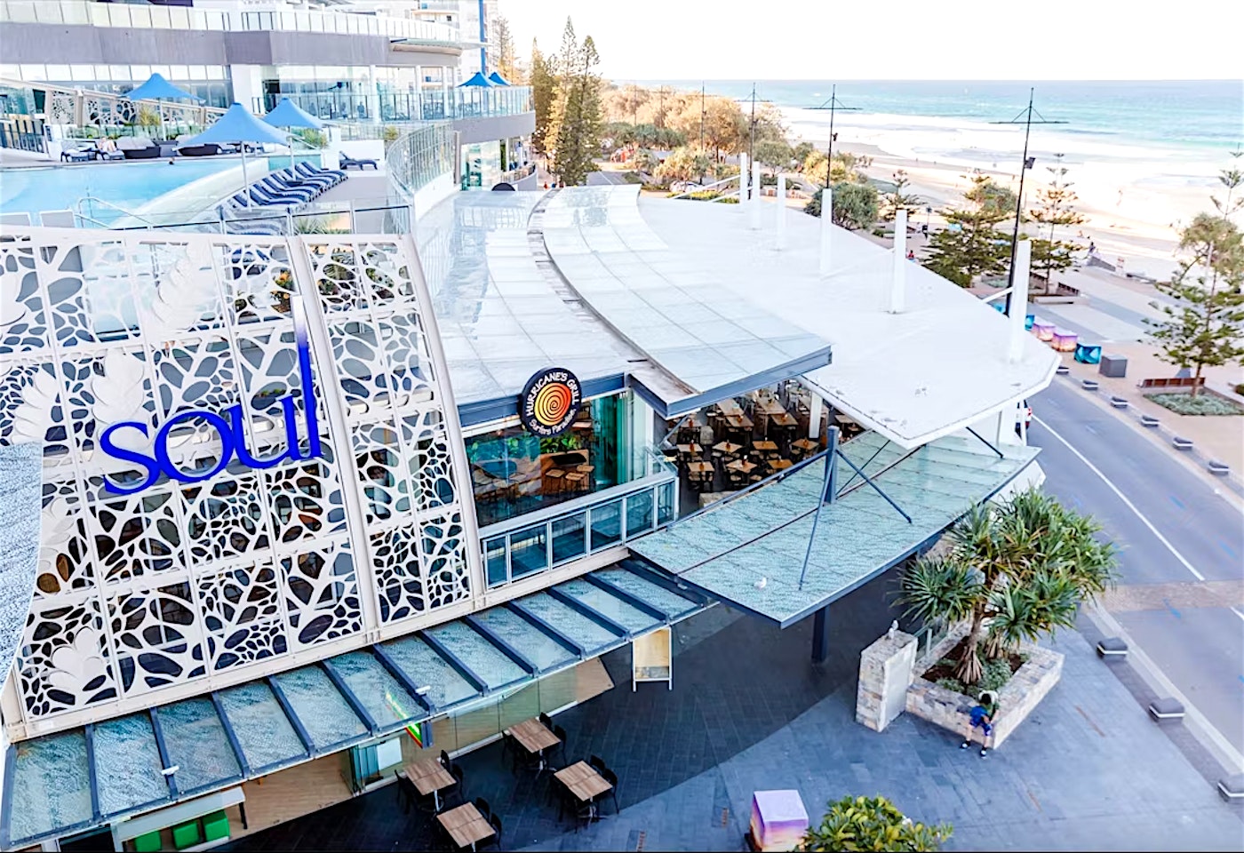Hurricane's Grill & Bar | Aerial View of Hurricane's Grill & Bar | Venue Hire Gold Coast | 1