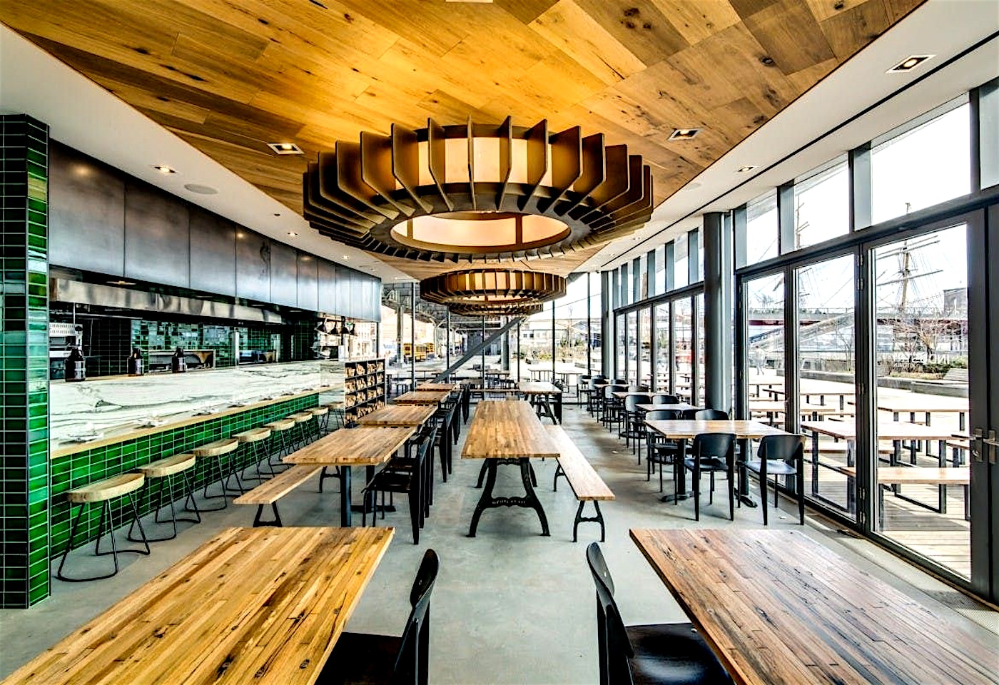 A large waterfront venue to rent for private parties: Industry Kitchen image 3