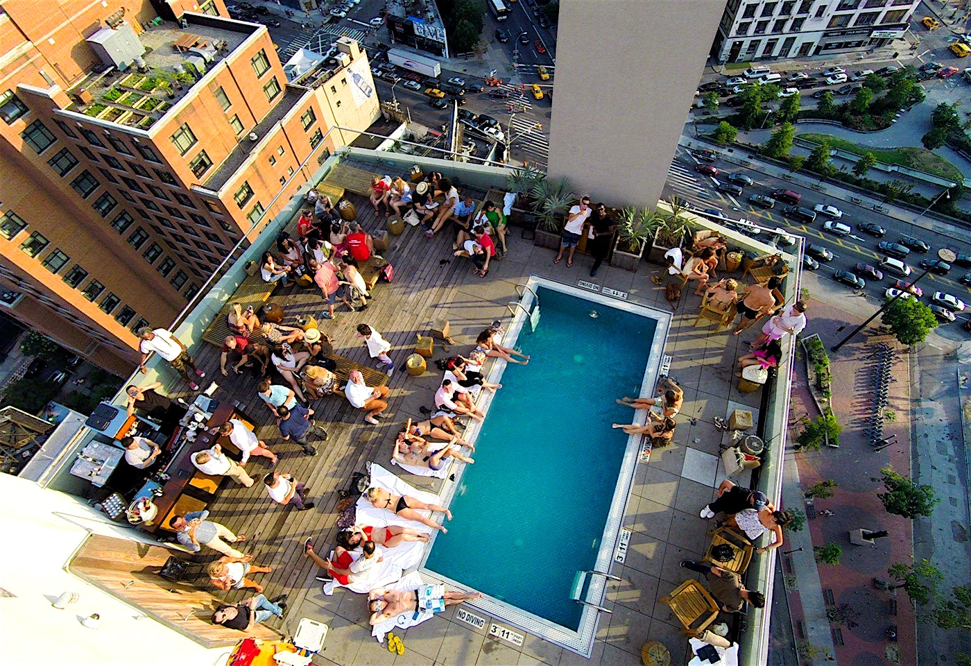 JIMMY Rooftop Bar Venue Rent Soho NYC Pool