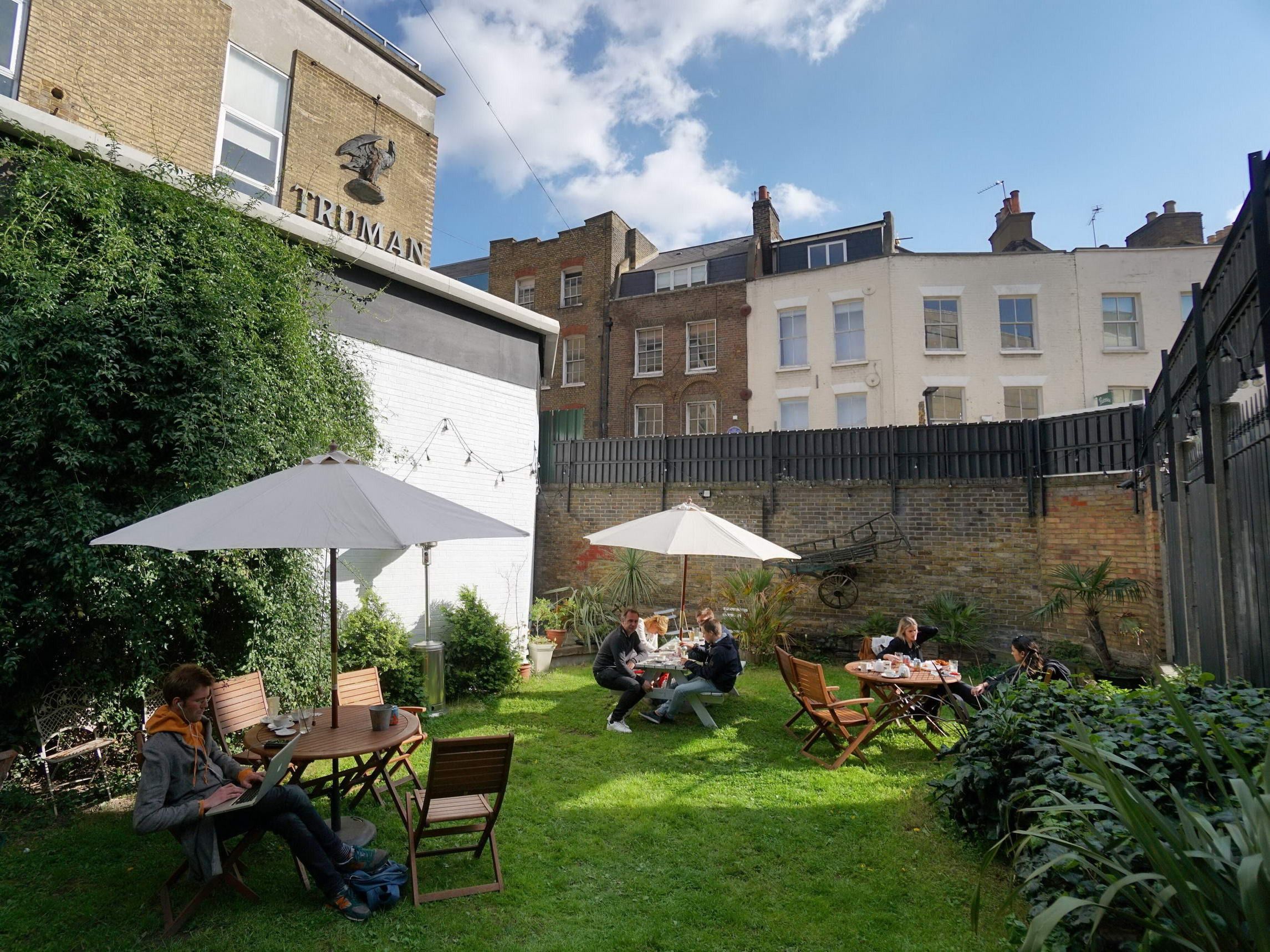 An outdoor bar with a huge stage: Juju's Bar & Stage image 2