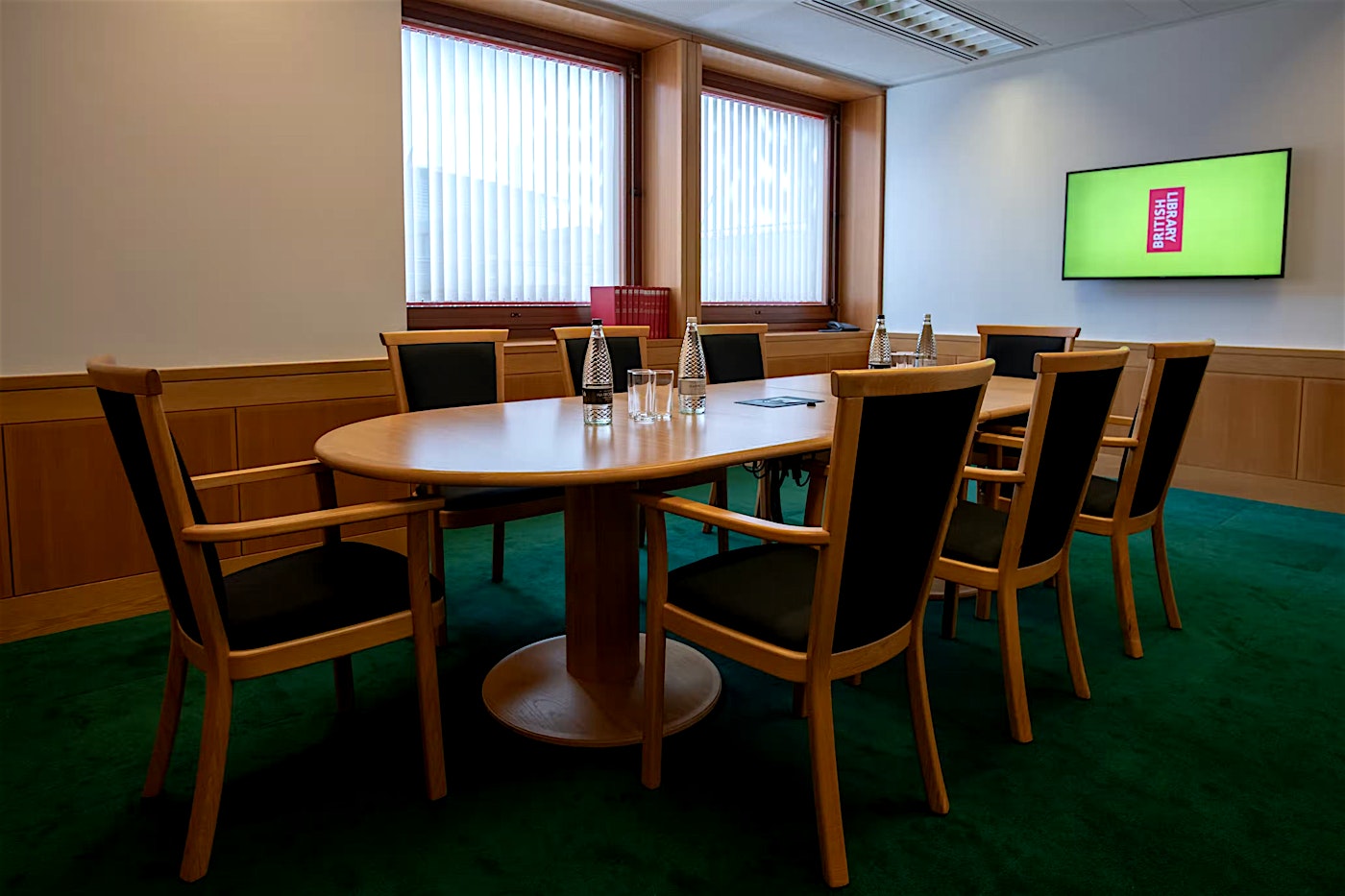 Meeting room in the British Library, London