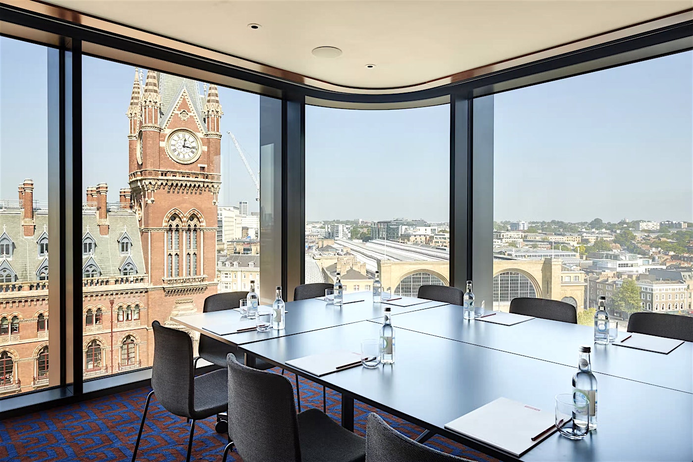 Views of St. Pancras from the Standard Hotel's meeting room