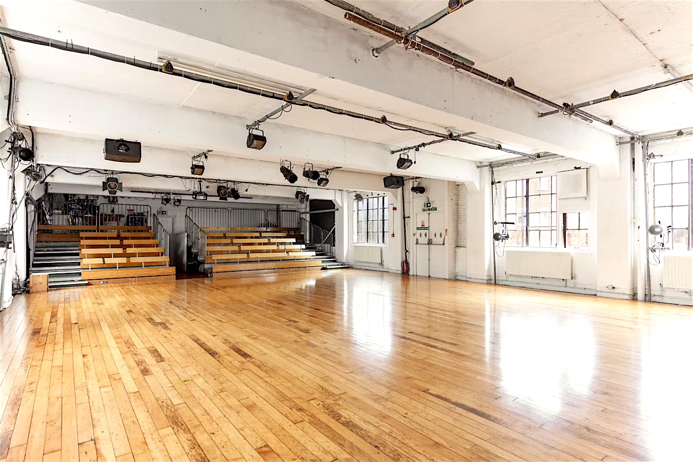 This rehearsal room is near Victoria Park, east London