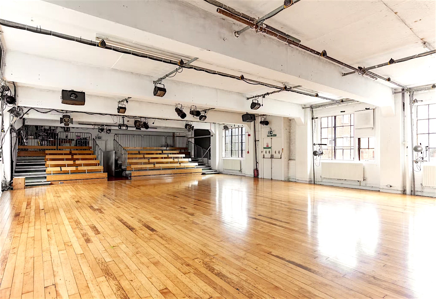 This rehearsal room is near Victoria Park, east London