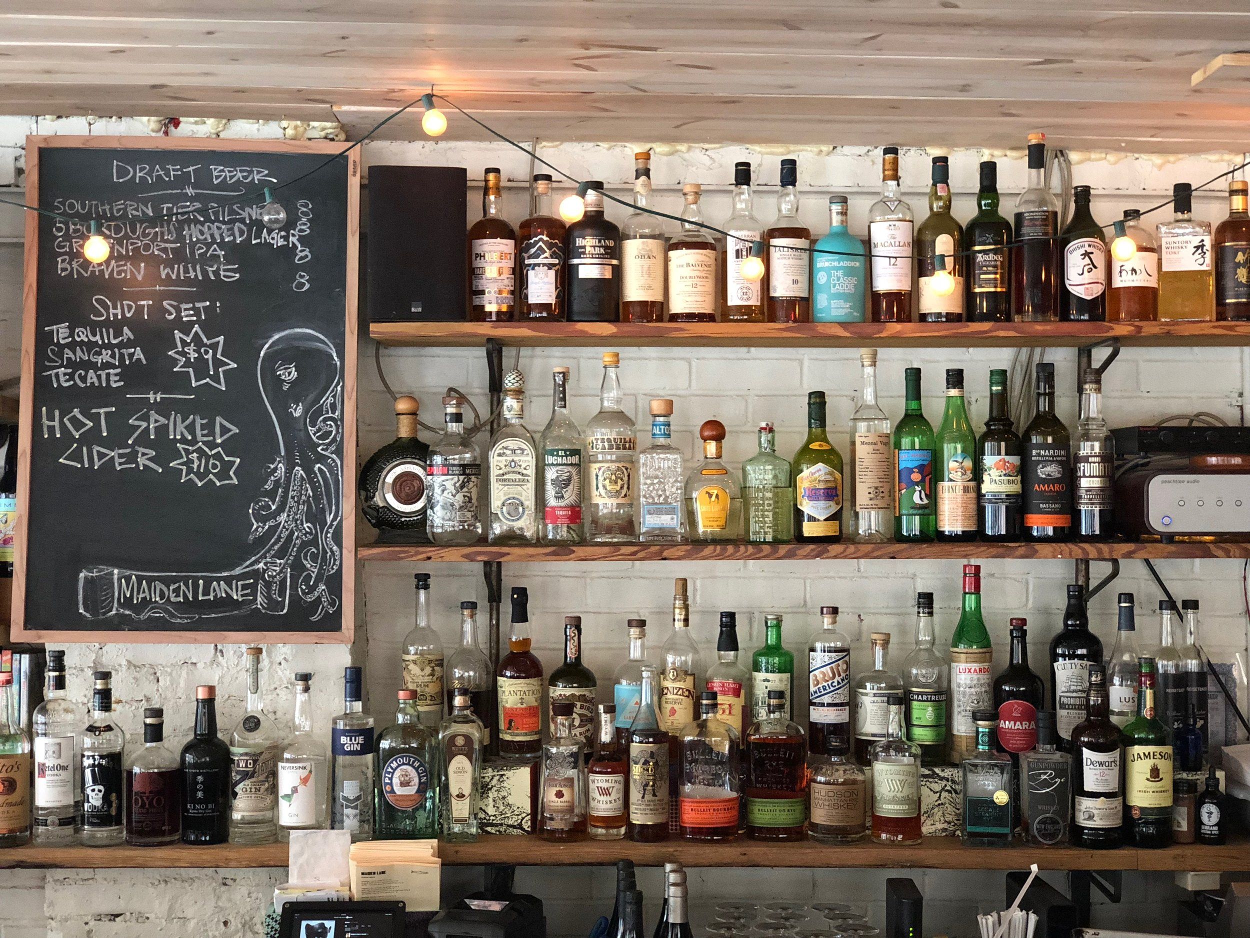 Maiden lane east village wine bars