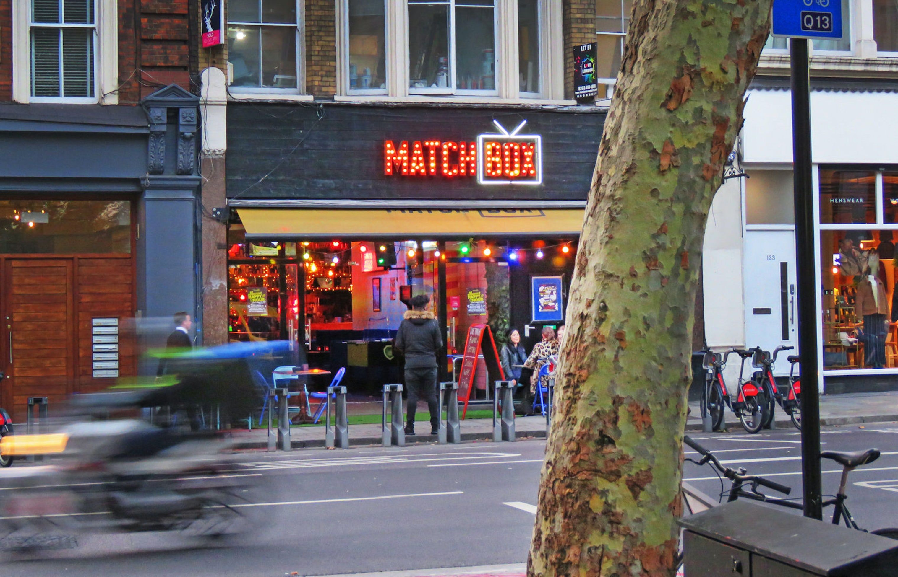 Matchbox Shoreditch sports bar