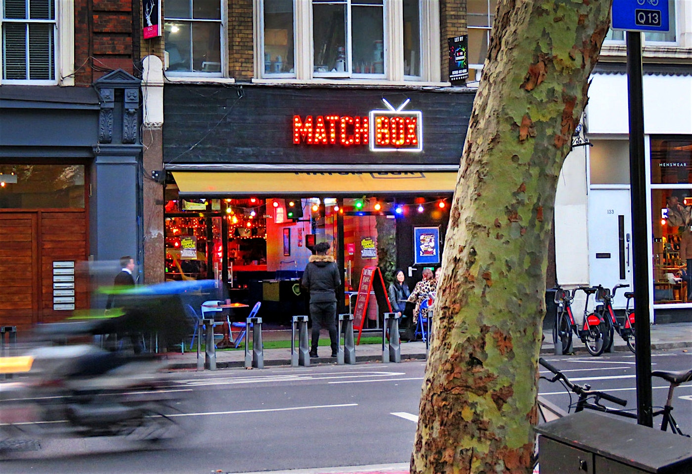 Matchbox Shoreditch sports bar
