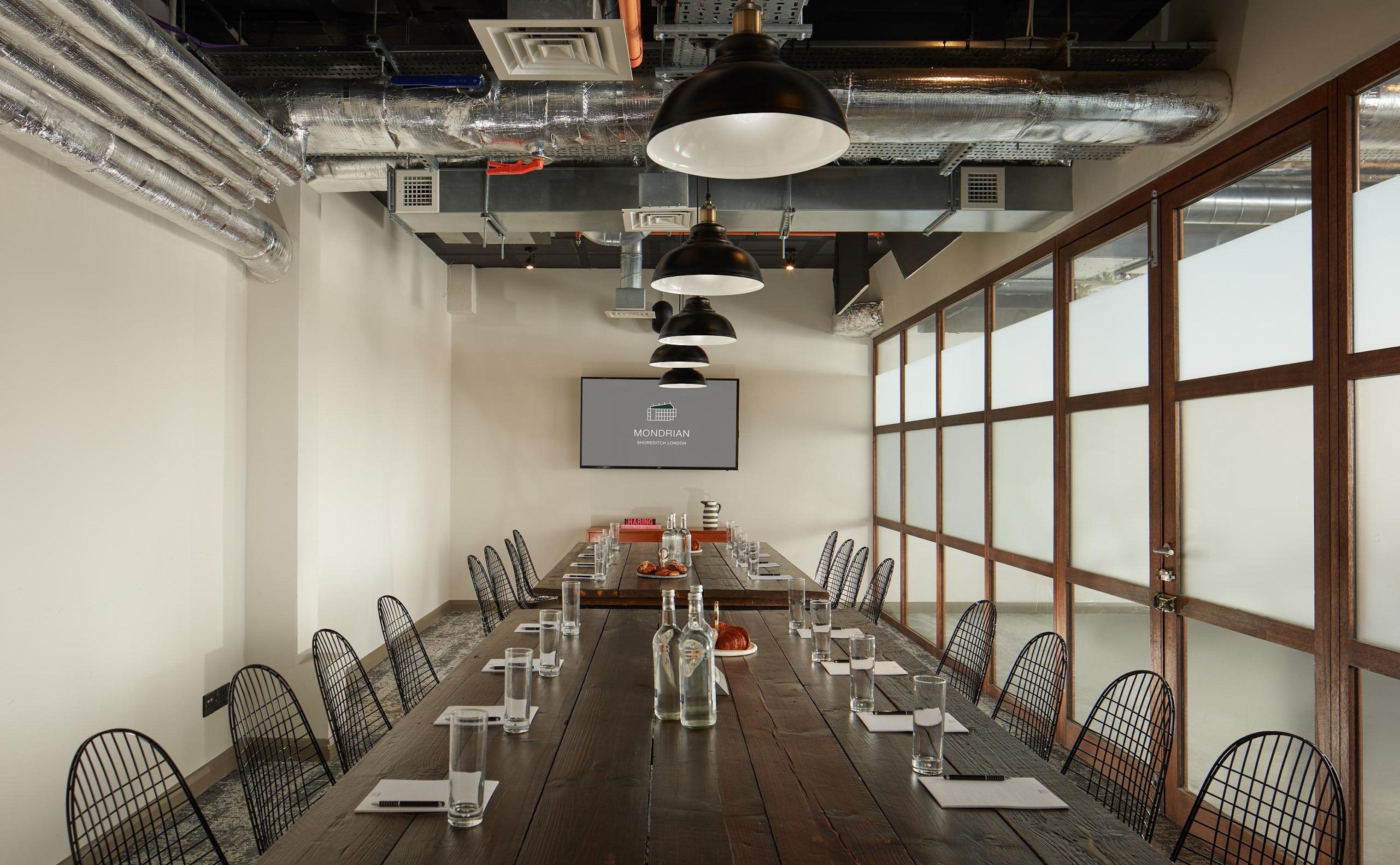 Mondrain London Hotel meeting room