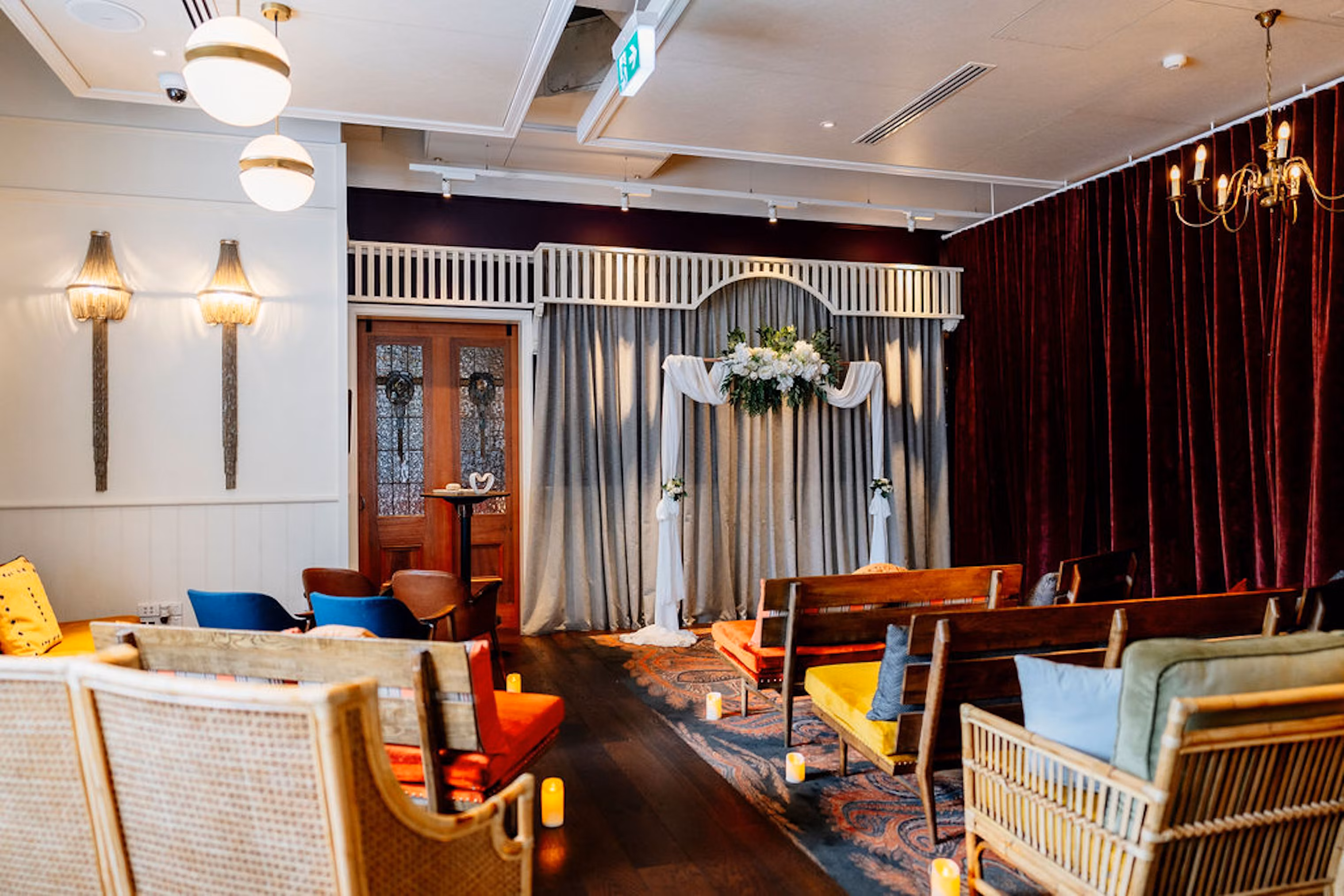 Ovolo The Valley | View of the Library in Wedding Style Set-up | Venue Hire Brisbane | 3