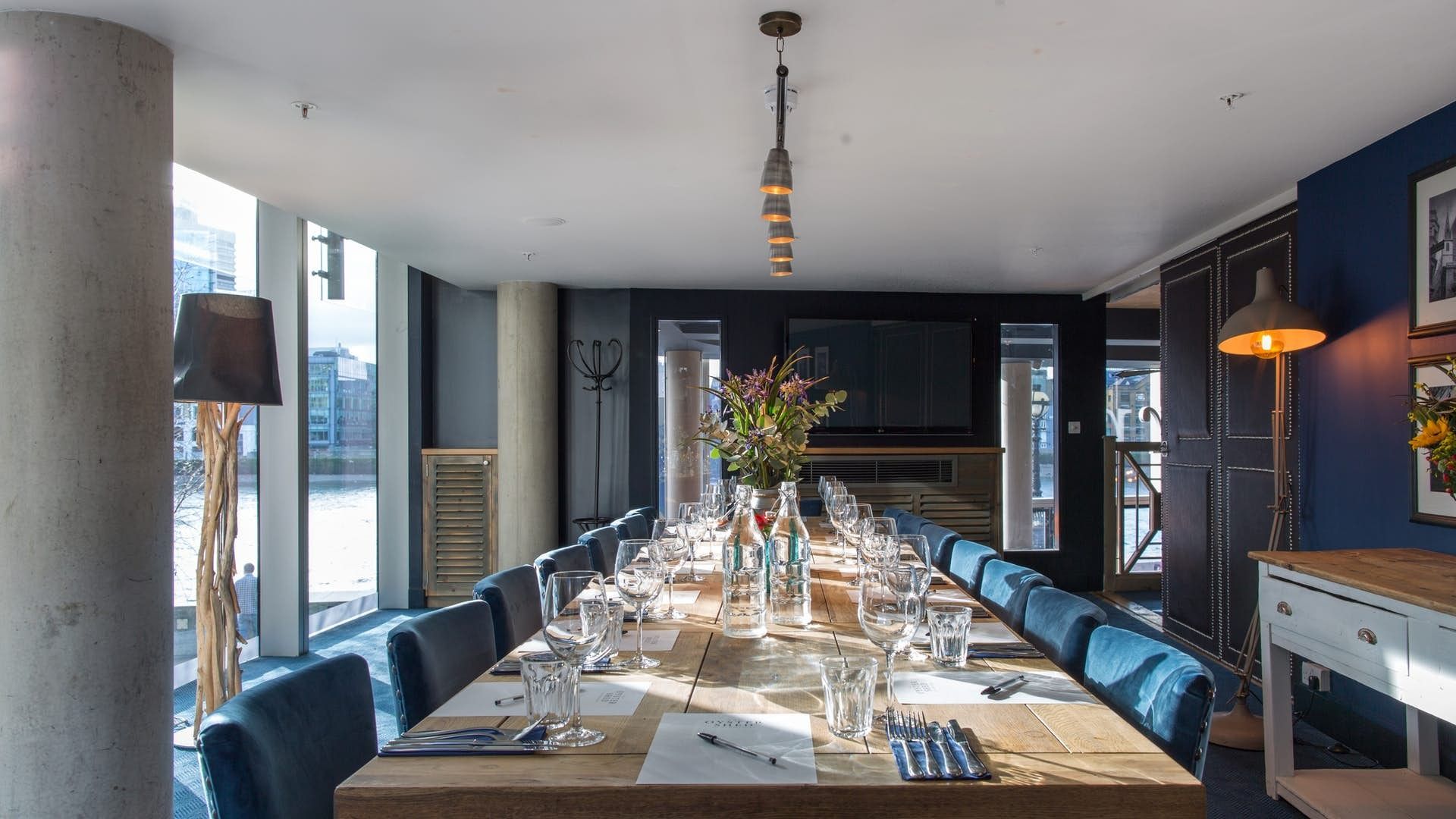 Oyster Shed The Captain's Table London Bridge Christmas Dinner