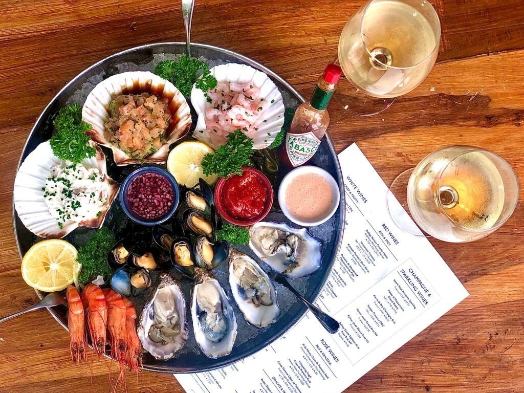 Oyster Shed The Captain's Table London Bridge Christmas Dinner