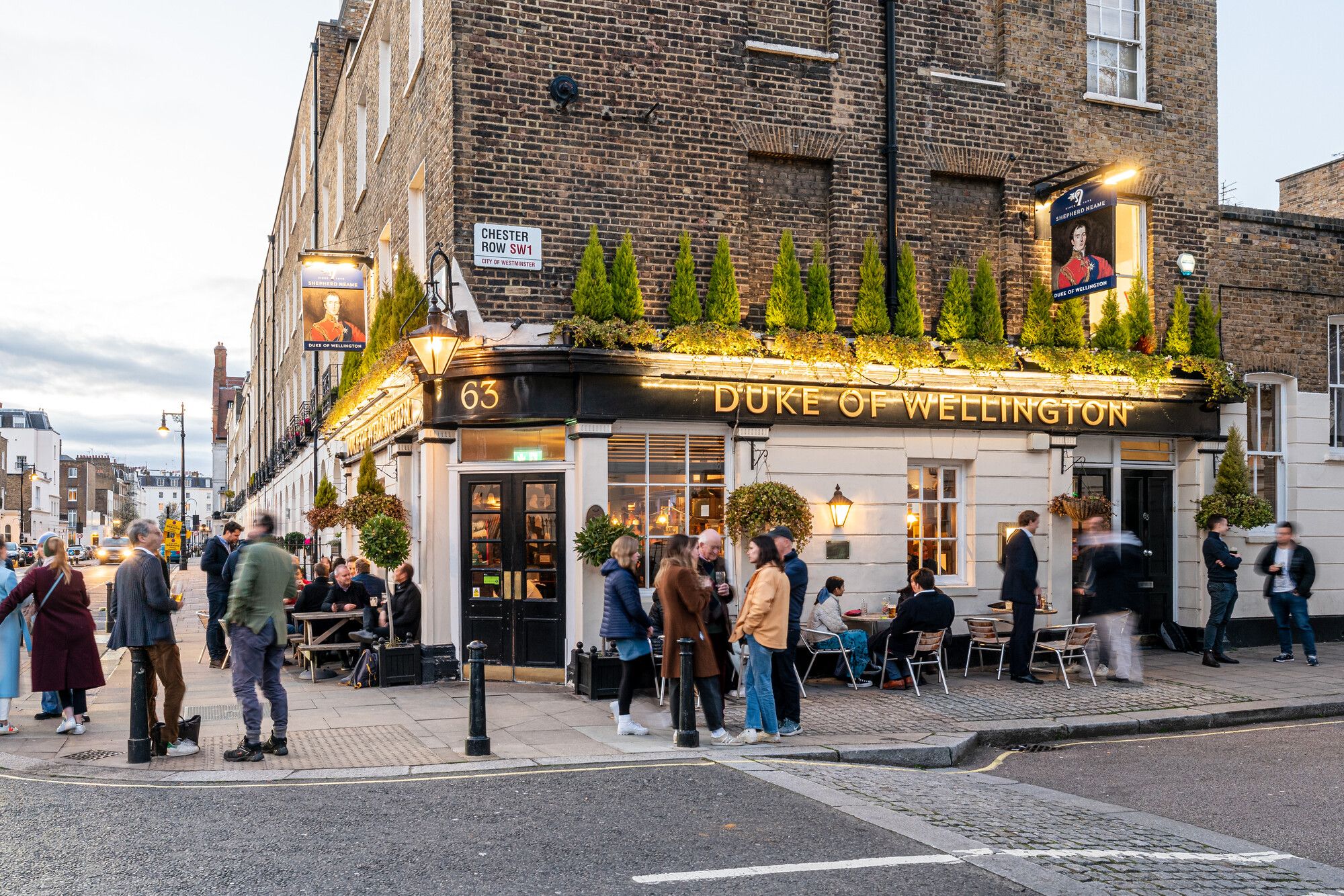 Corner pub near Victoria Station in London, England
