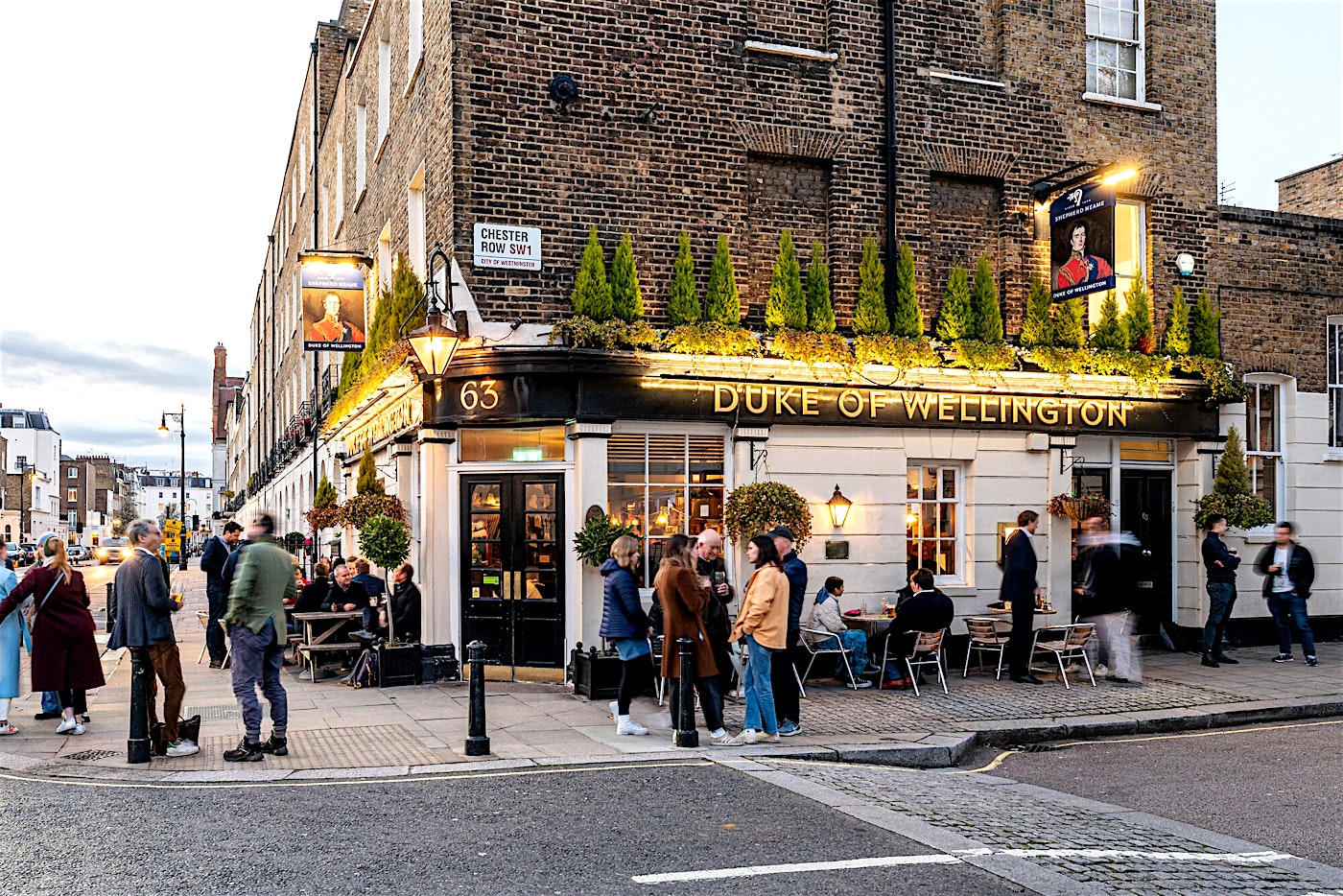 Corner pub near Victoria Station in London, England