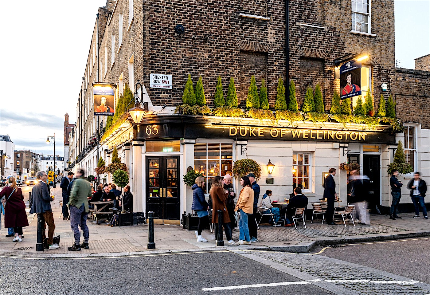 Corner pub near Victoria Station in London, England