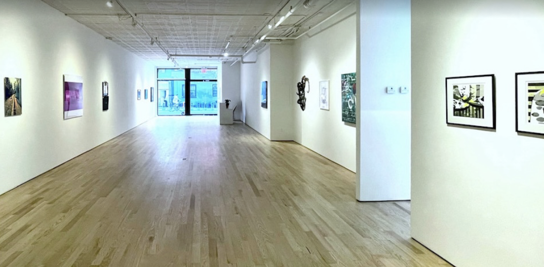 The interior of Space LES, a conference venue on the Lower East Side in NYC. 