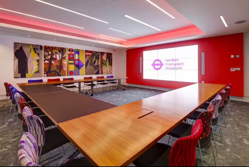 A special venue for meeting rooms in Covent Garden: London Transport Museum 's Cubic Theatre and Foyer image 2