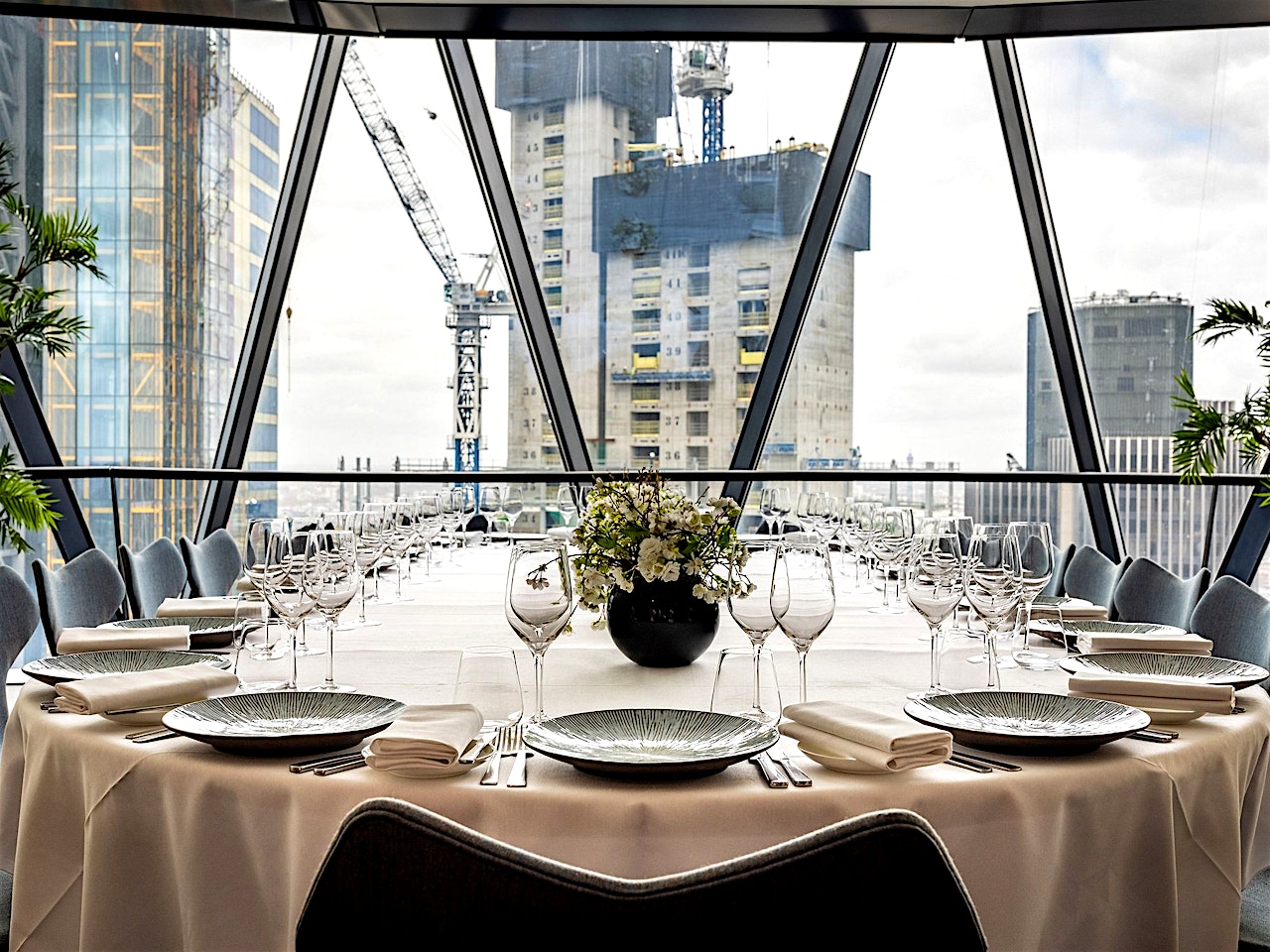 Searcy's at The Gherkin, private room in London