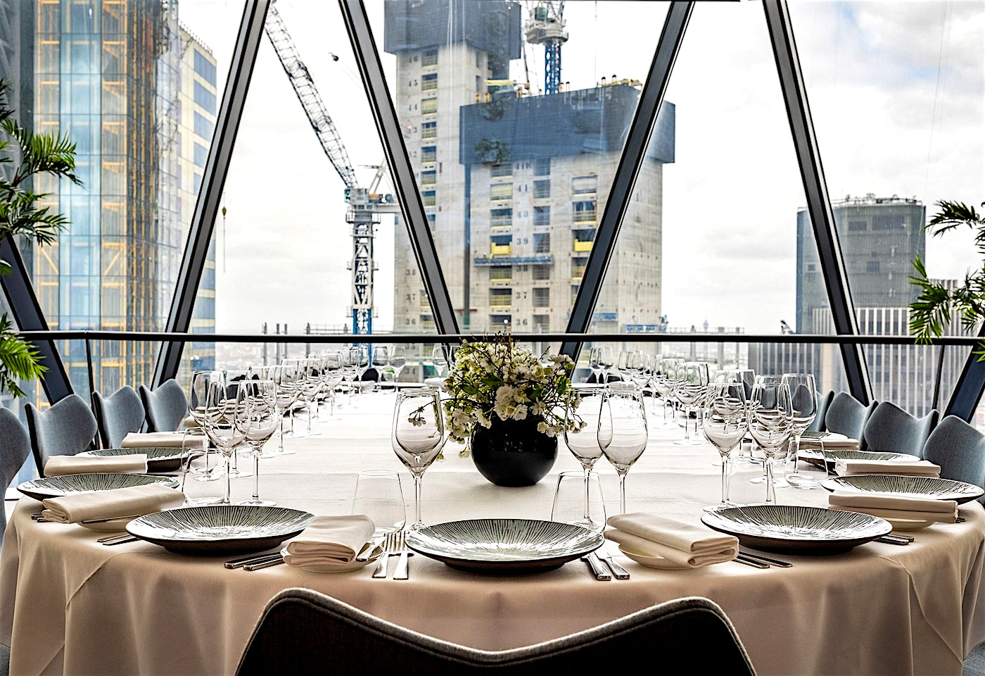 Searcy's at The Gherkin, private room in London