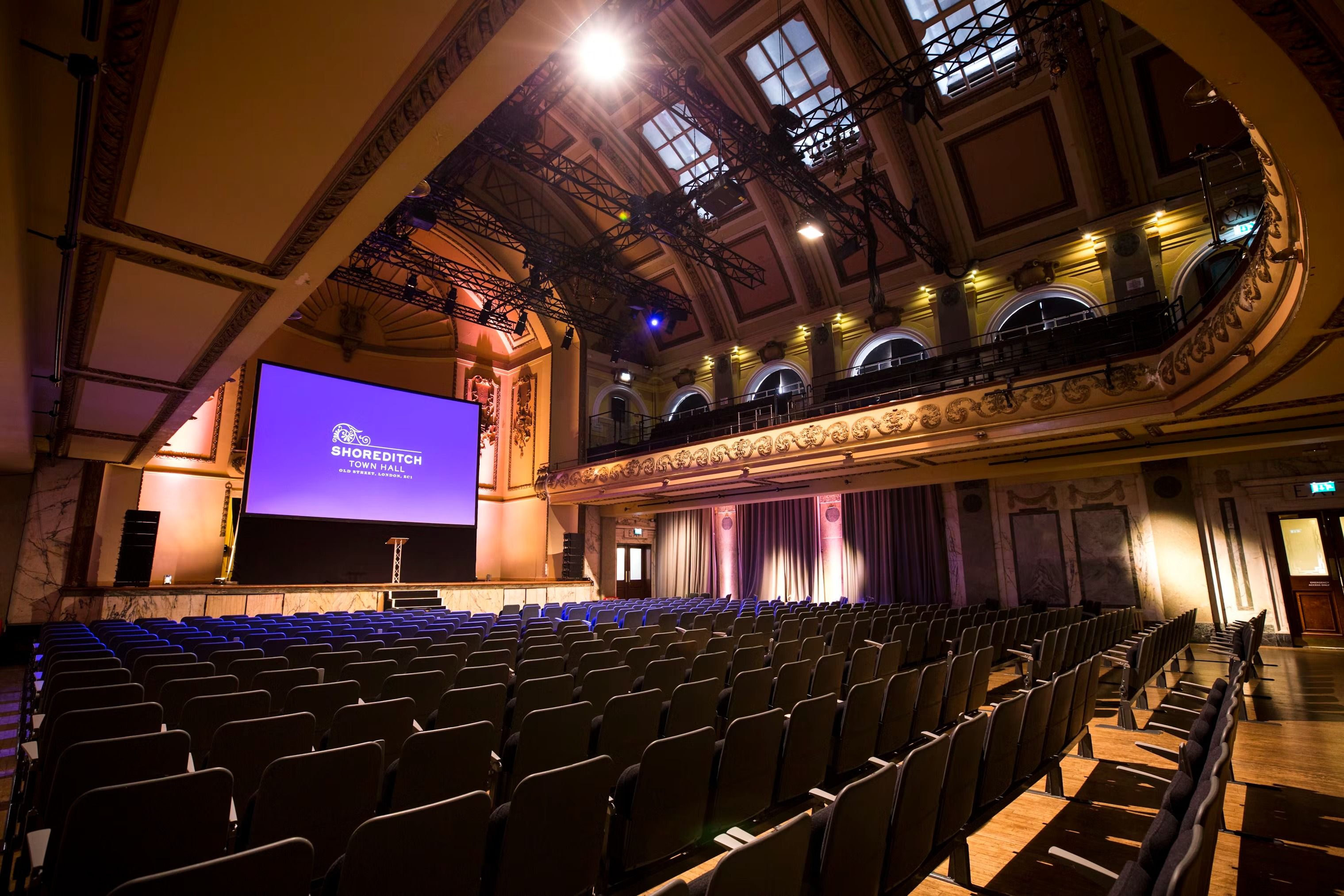 Shoreditch town hall exhibition space