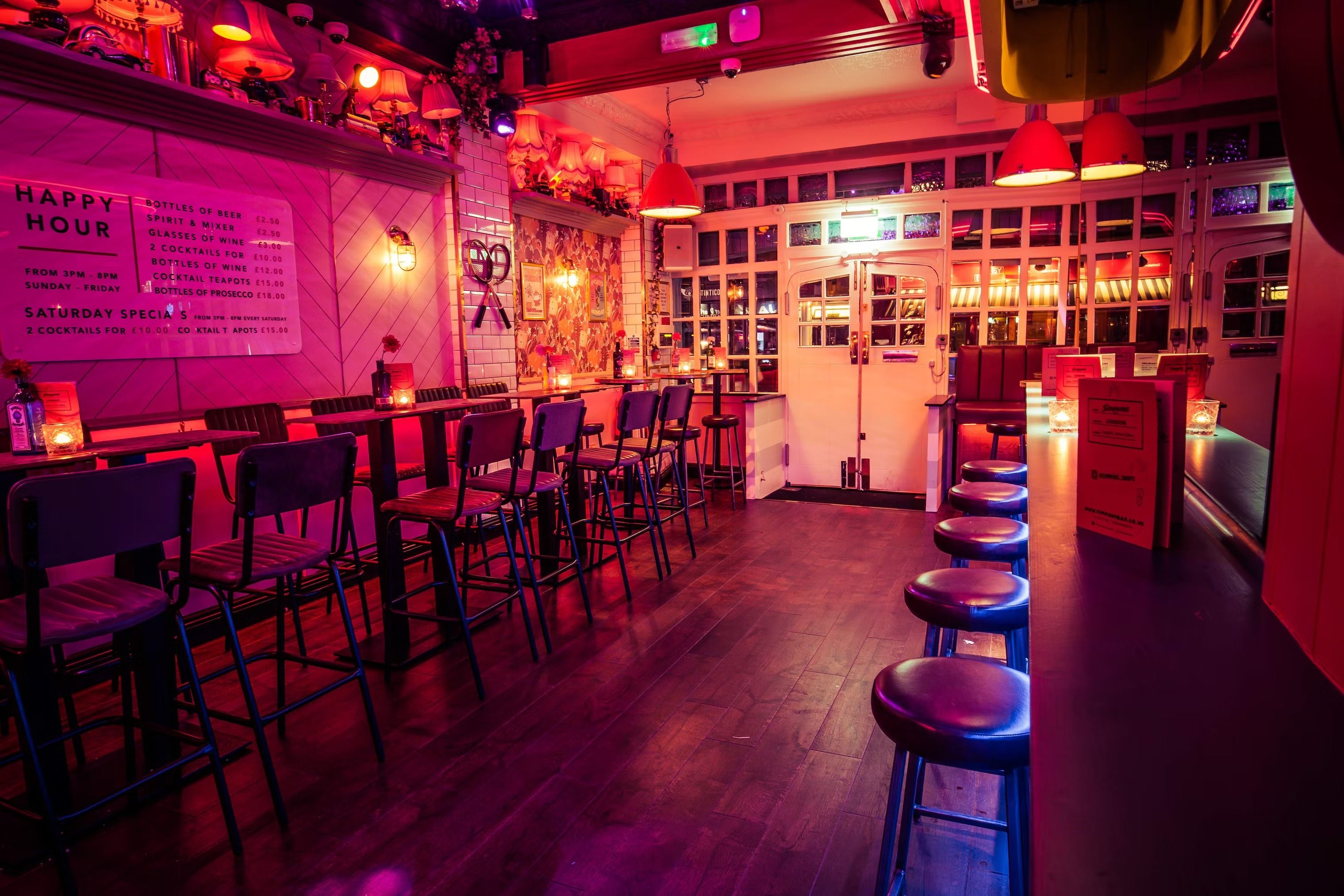 Simmons, Camden Town North London Party venues