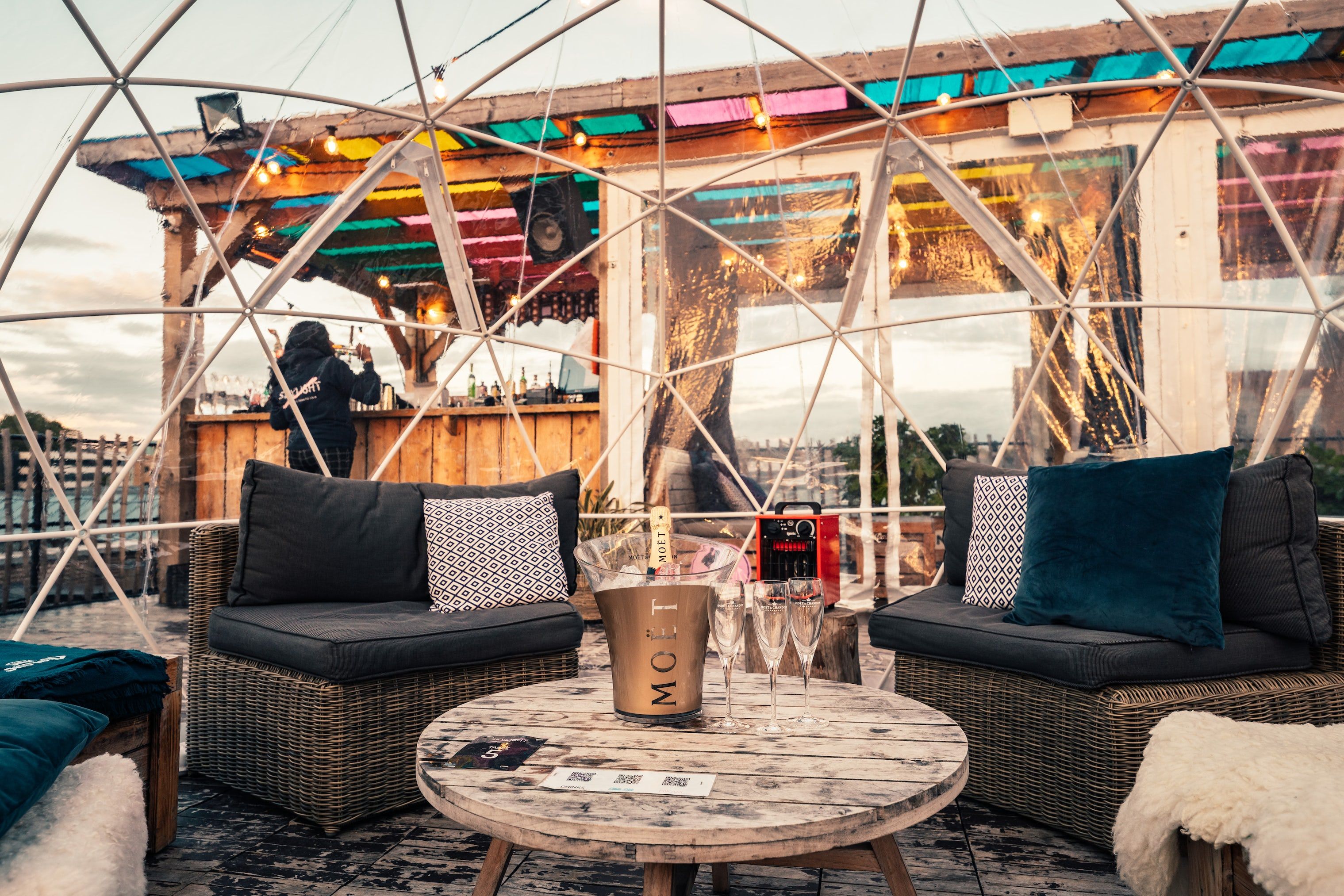 Skylight tobacco docks Christmas activity venue london